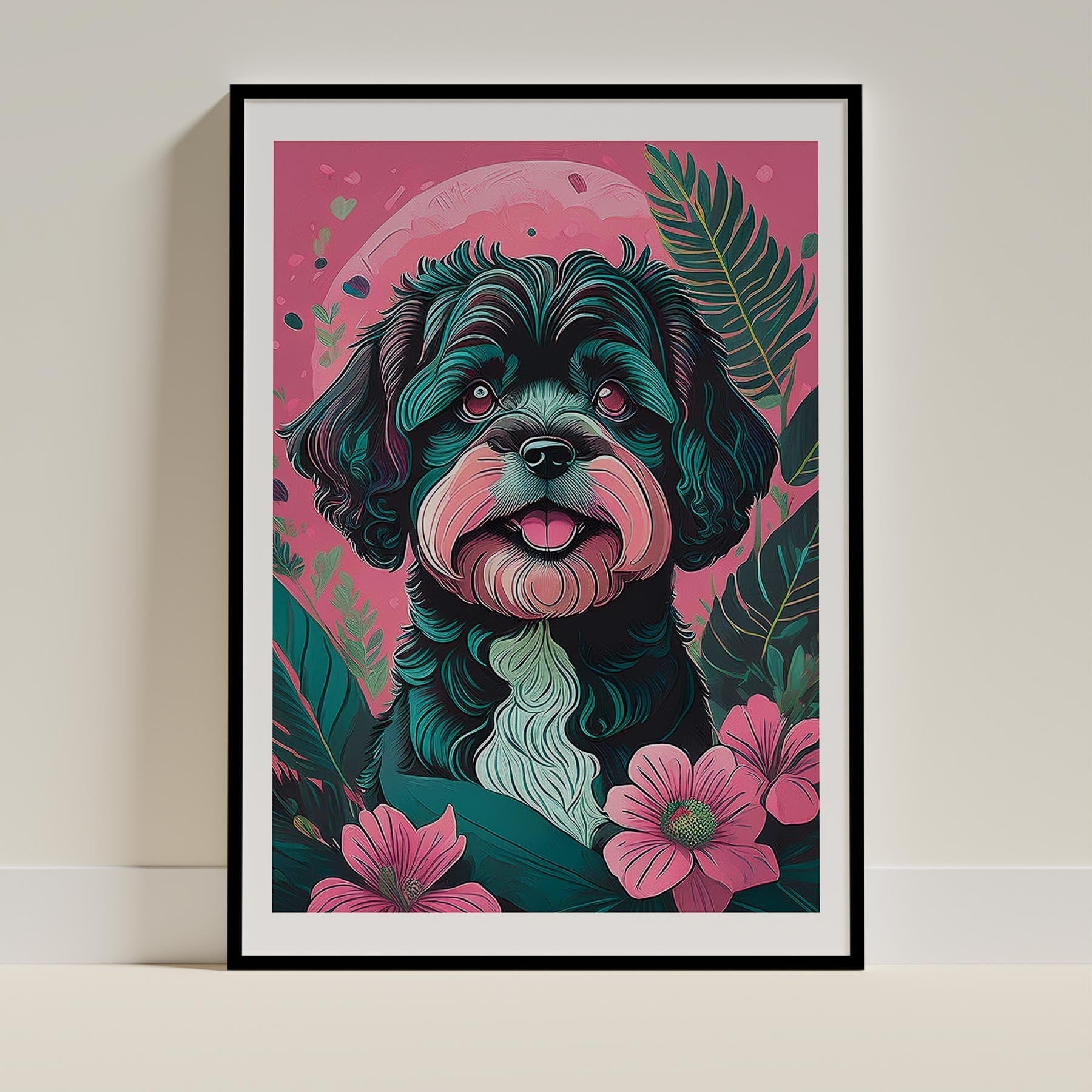 Moodle Flowery Dog image 0