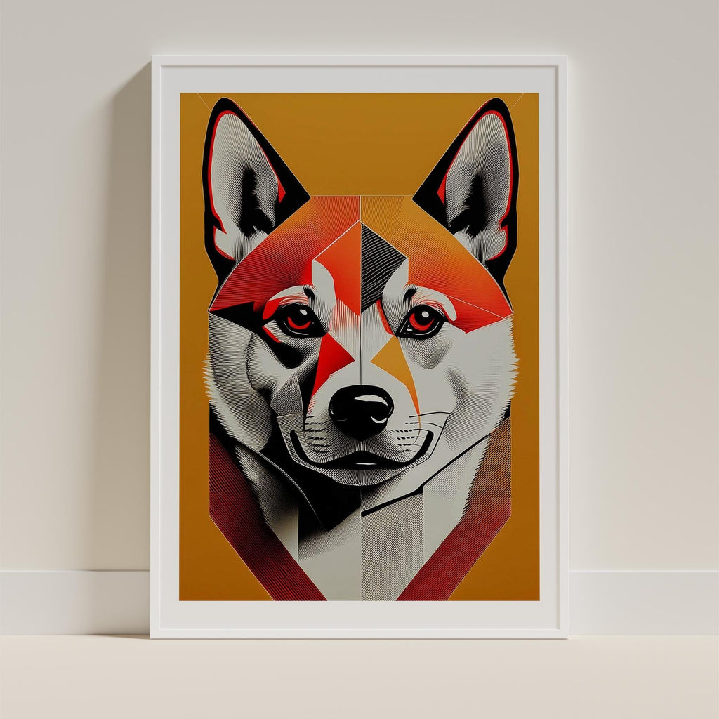 Shiba Geometric Orange Series image 9