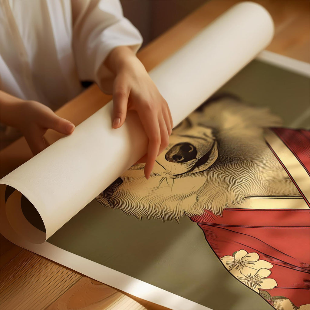 German Spitz Japanse Kimono Dog Series image 1