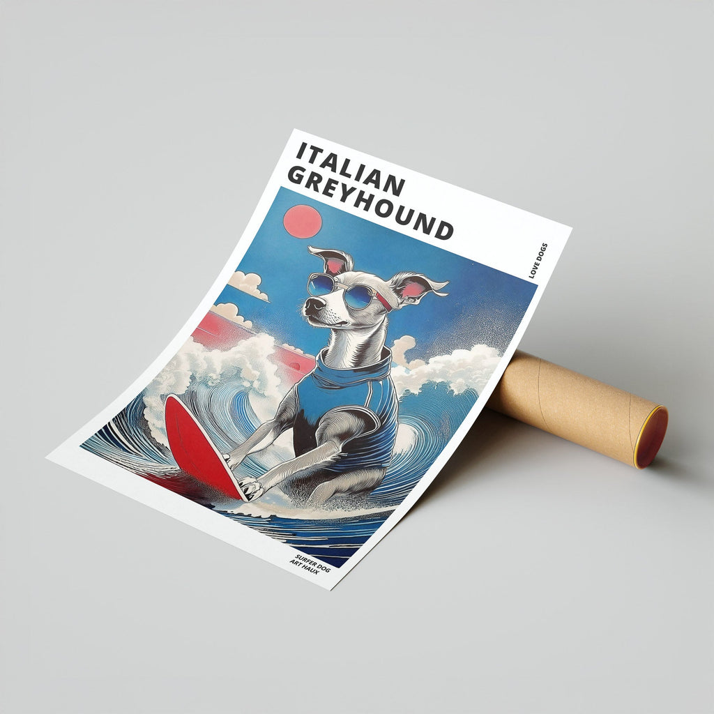 Italian Greyhound Hokosai Surfer Dogs 1 image 7