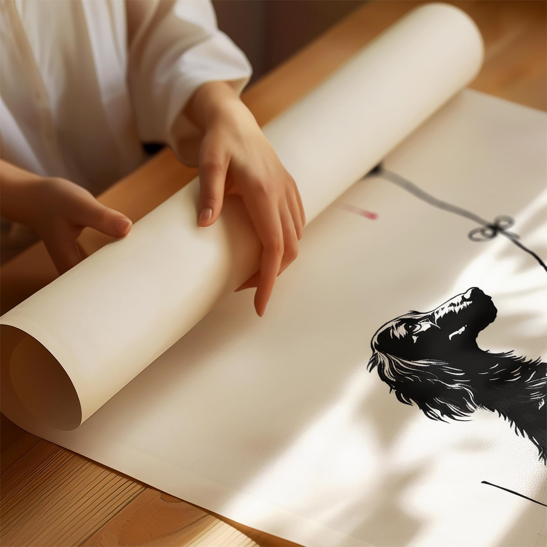 Borzoi DOGSY Series inspired by the Art of Banksy image 1