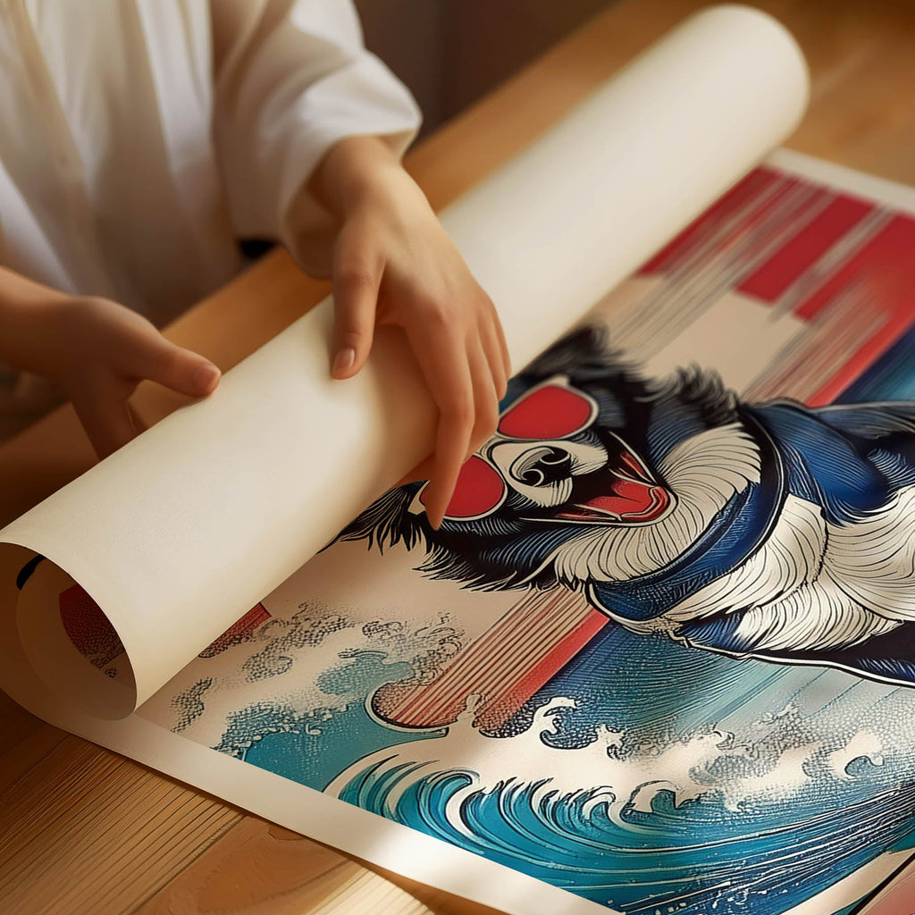 Border Collie Hokosai Surfer Dogs 1 image 3