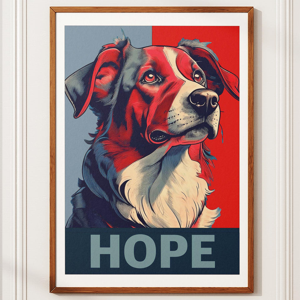 Border Collie HOPE Series Inspired by the Obama Poster image 10