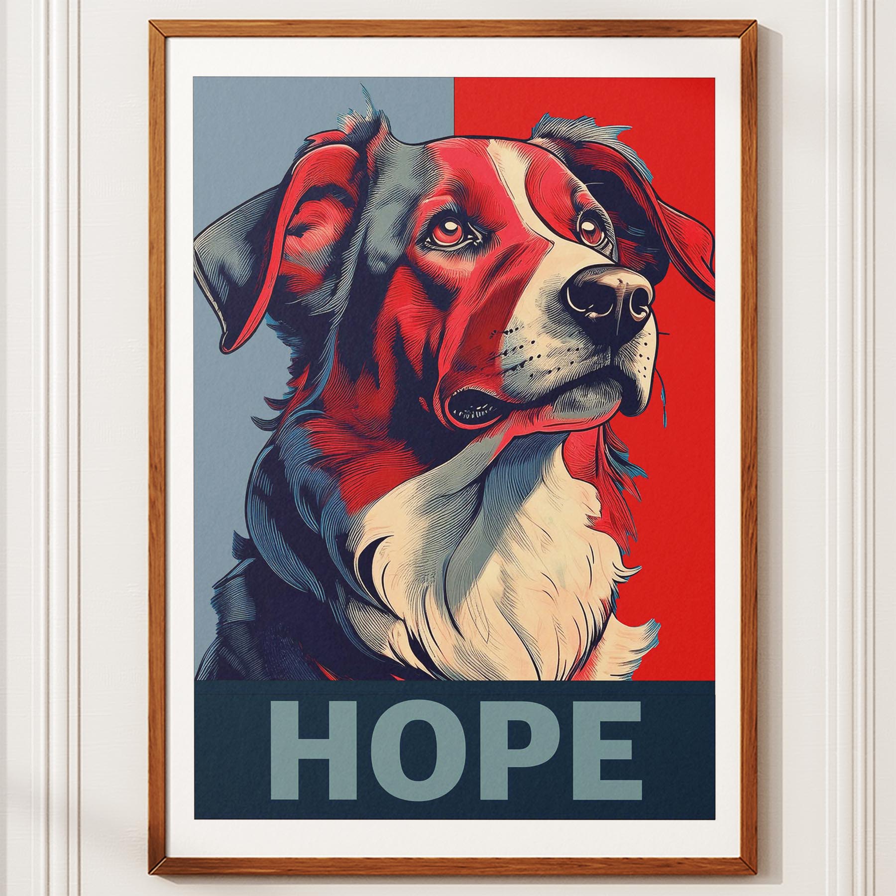 Border Collie HOPE Series Inspired by the Obama Poster image 10