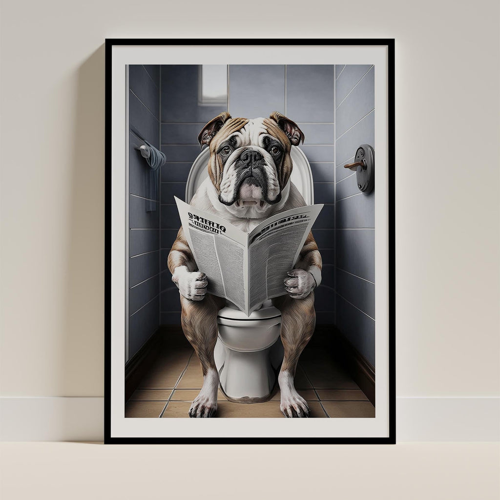 Bulldog Toilet Humour Dog Series 8 image 0