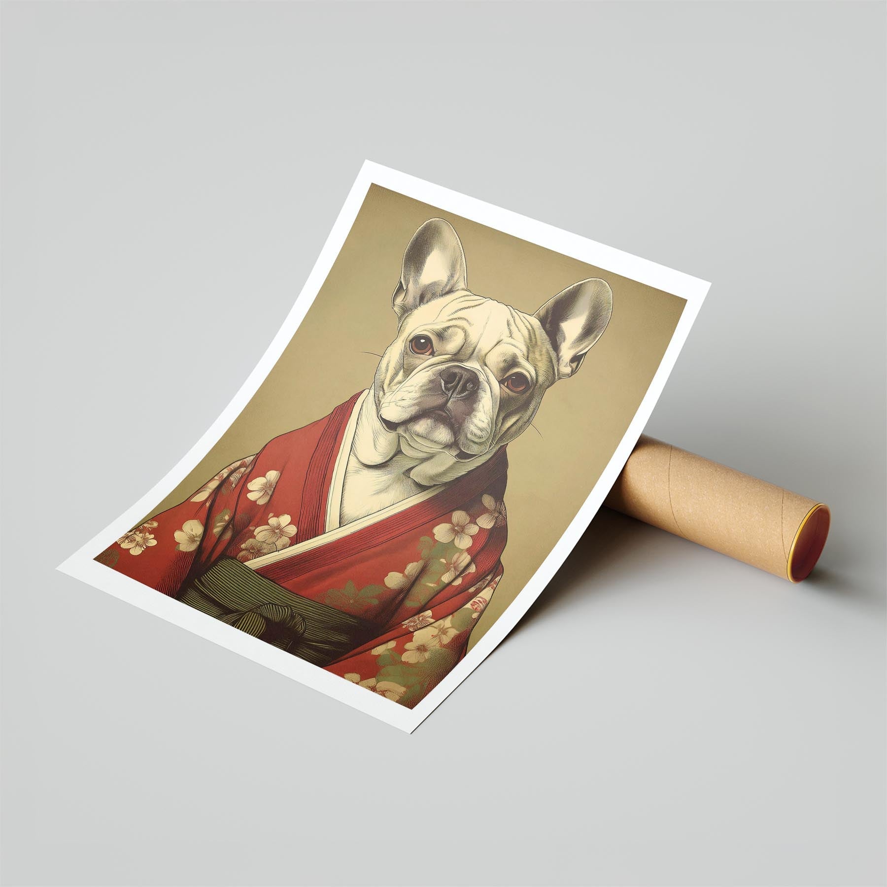 French Bulldog Japanse Kimono Dog Series image 6