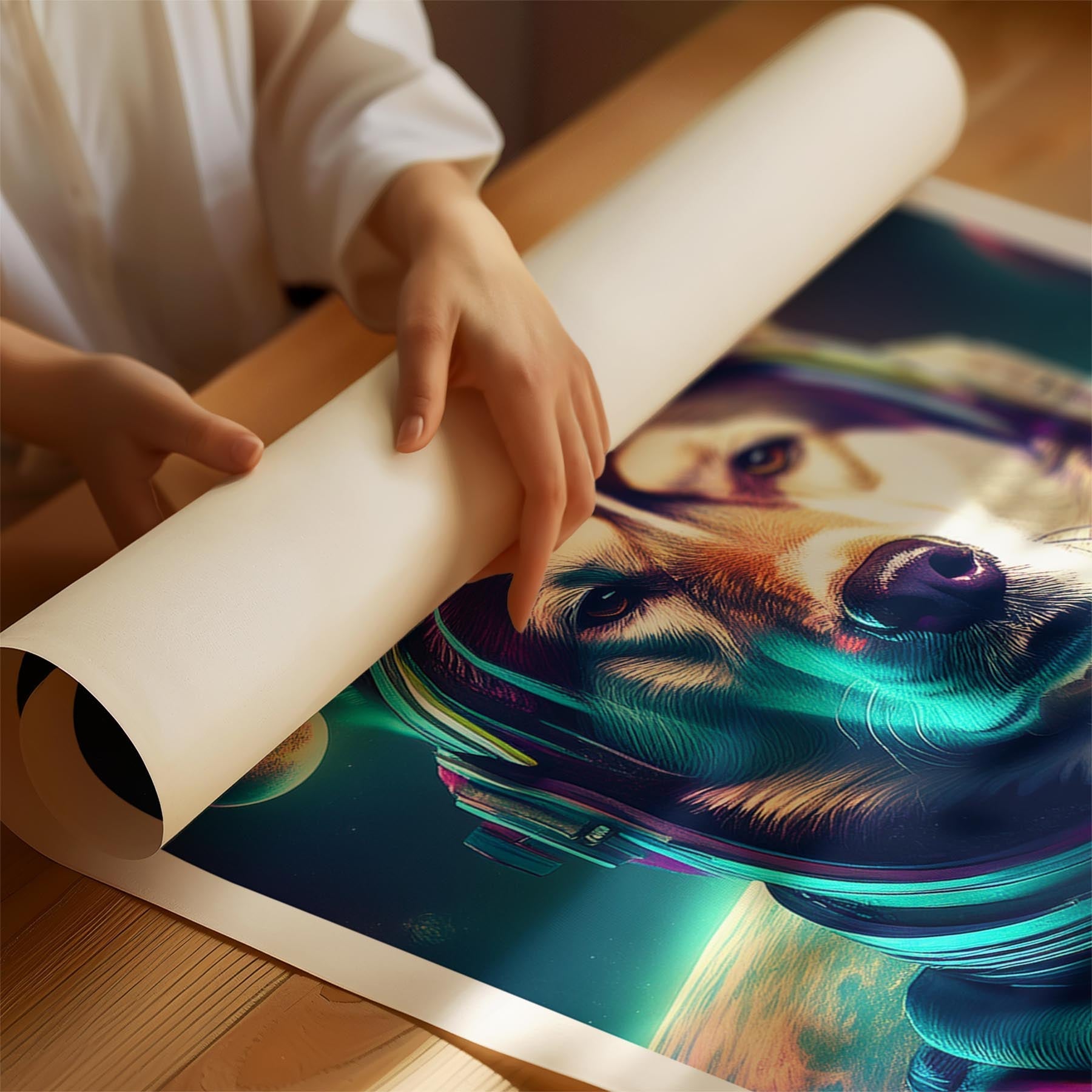 Siberian Husky Space Dogs Series image 1