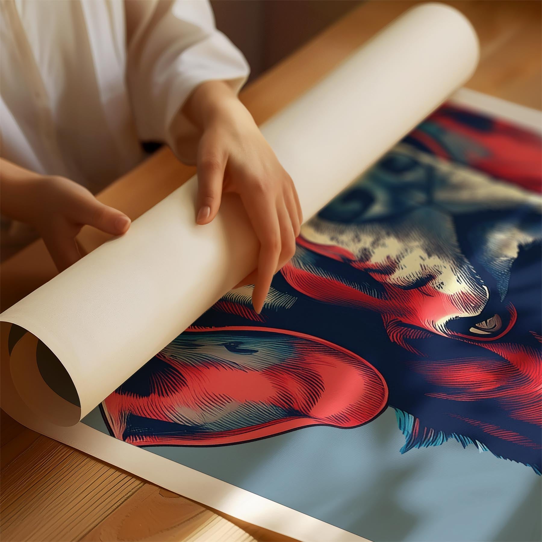 Gordon Setter LOVE Series Inspired by the Obama Poster image 1