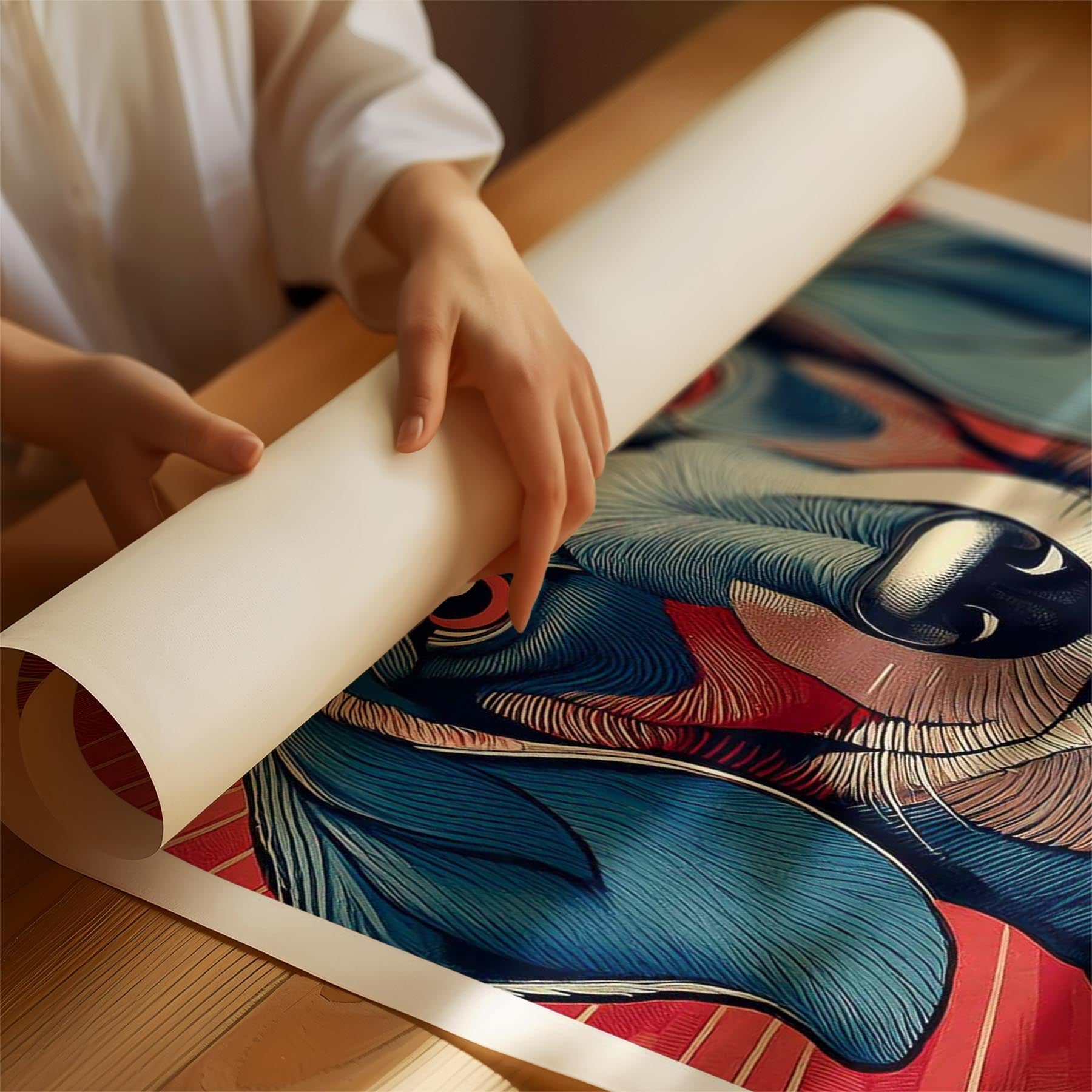 Dachshund Hokusai Japanese Inspired Dog Series 1 image 1