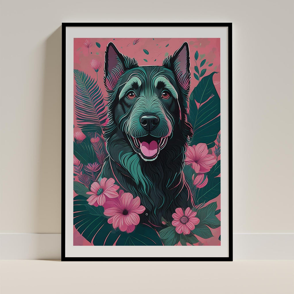 Wolfhound Flowery Dog image 12