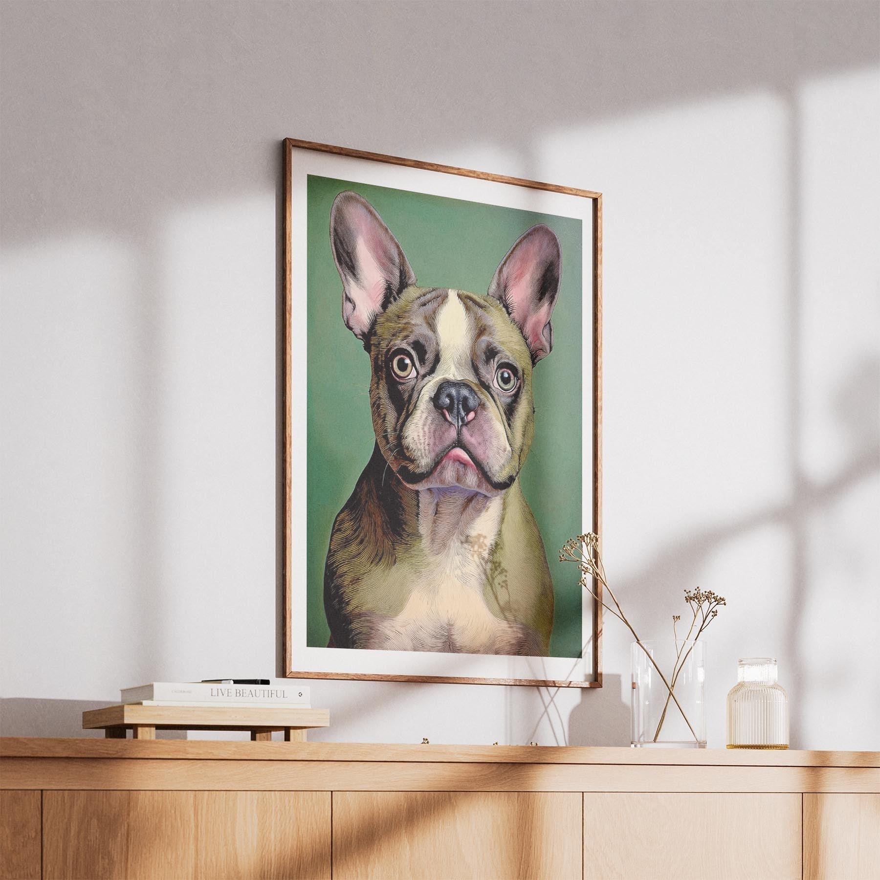French Bulldog Green Painted Series image 5
