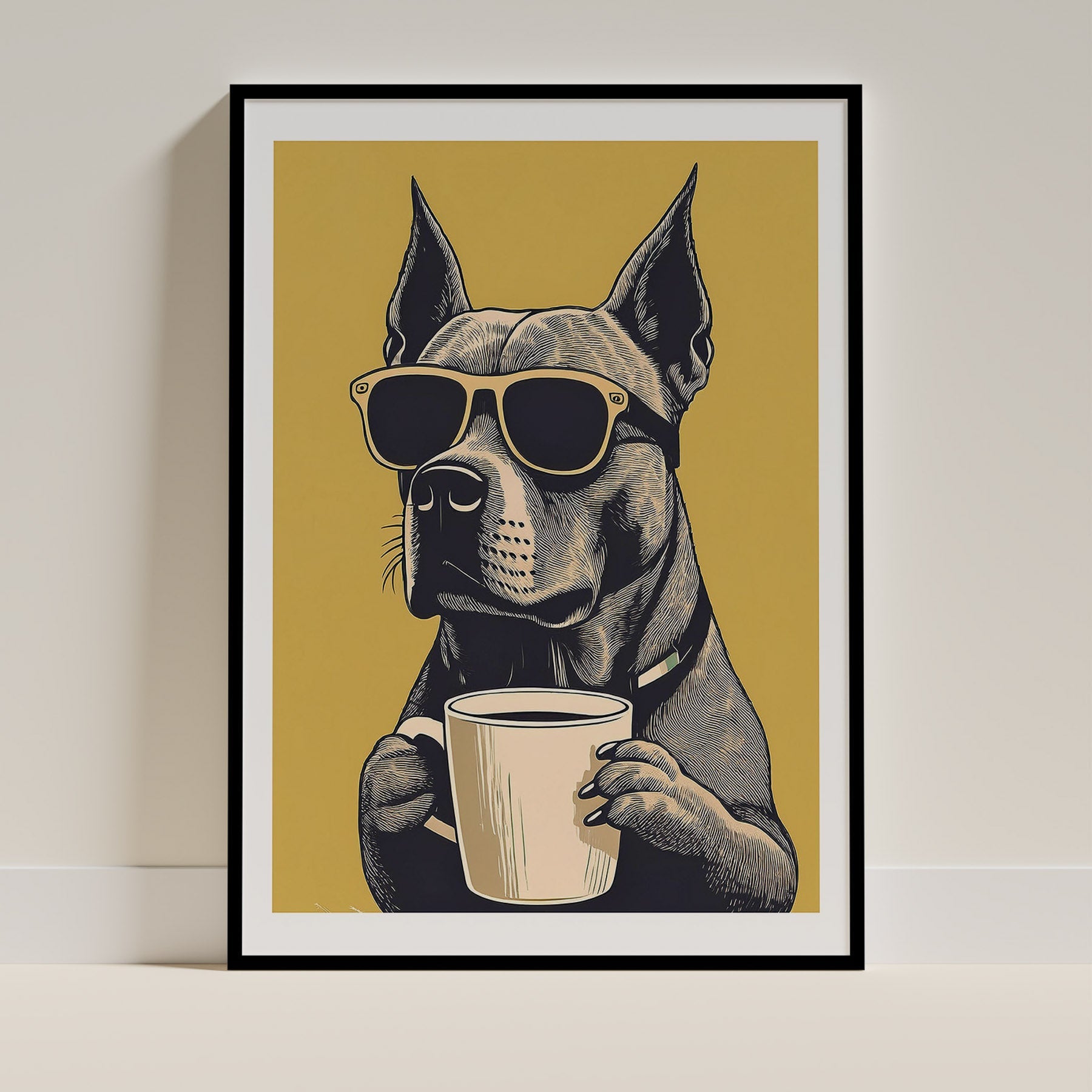 Staffordshire 3 Chillin Coffee Dog image 0