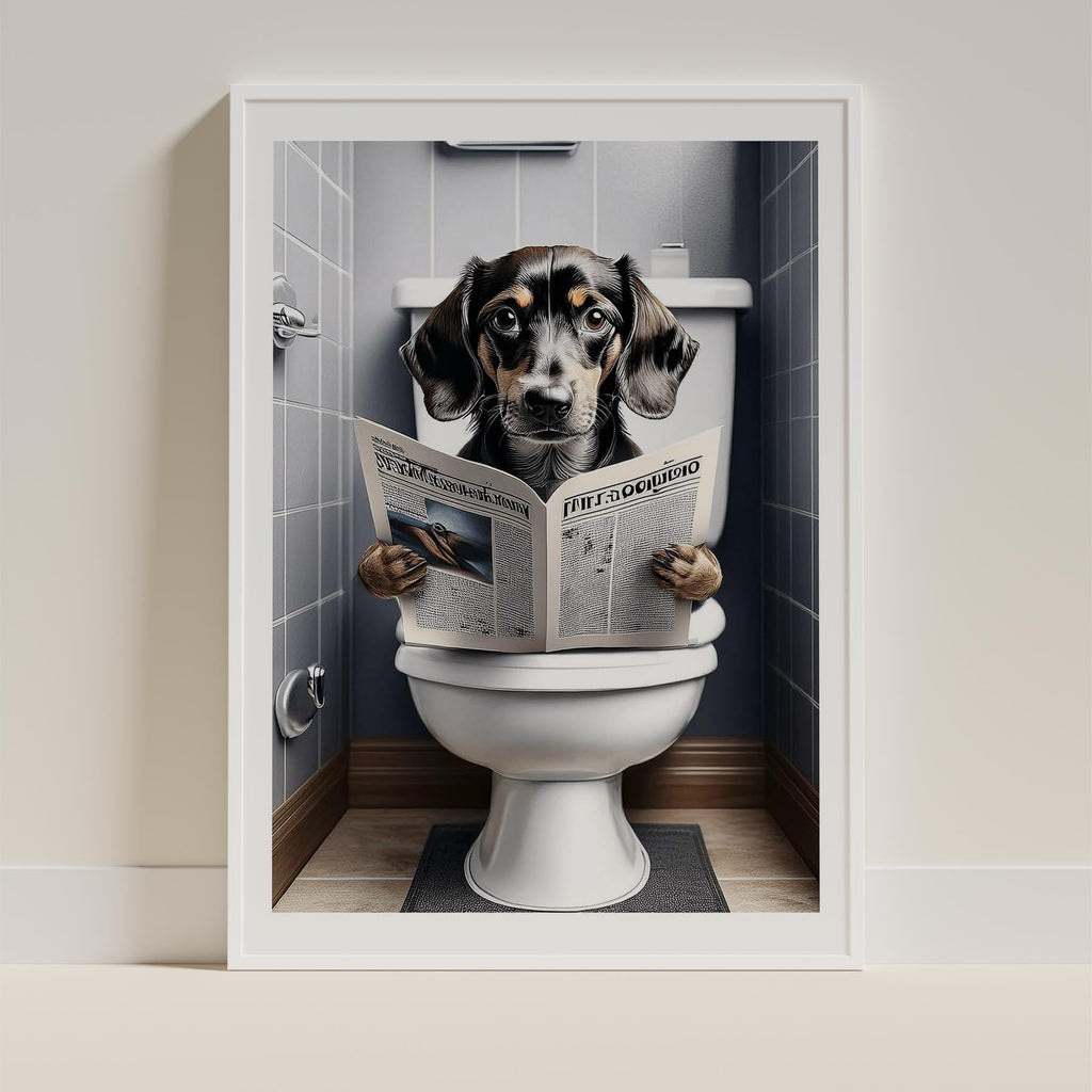 Dachshund Toilet Humour Dog Series 2 image 9
