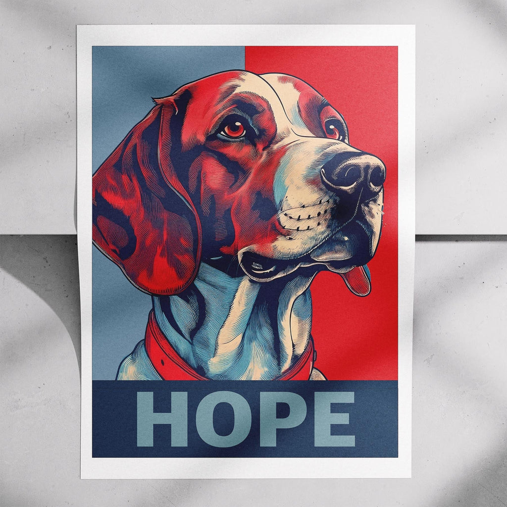 English Setter HOPE Series Inspired by the Obama Poster image 7