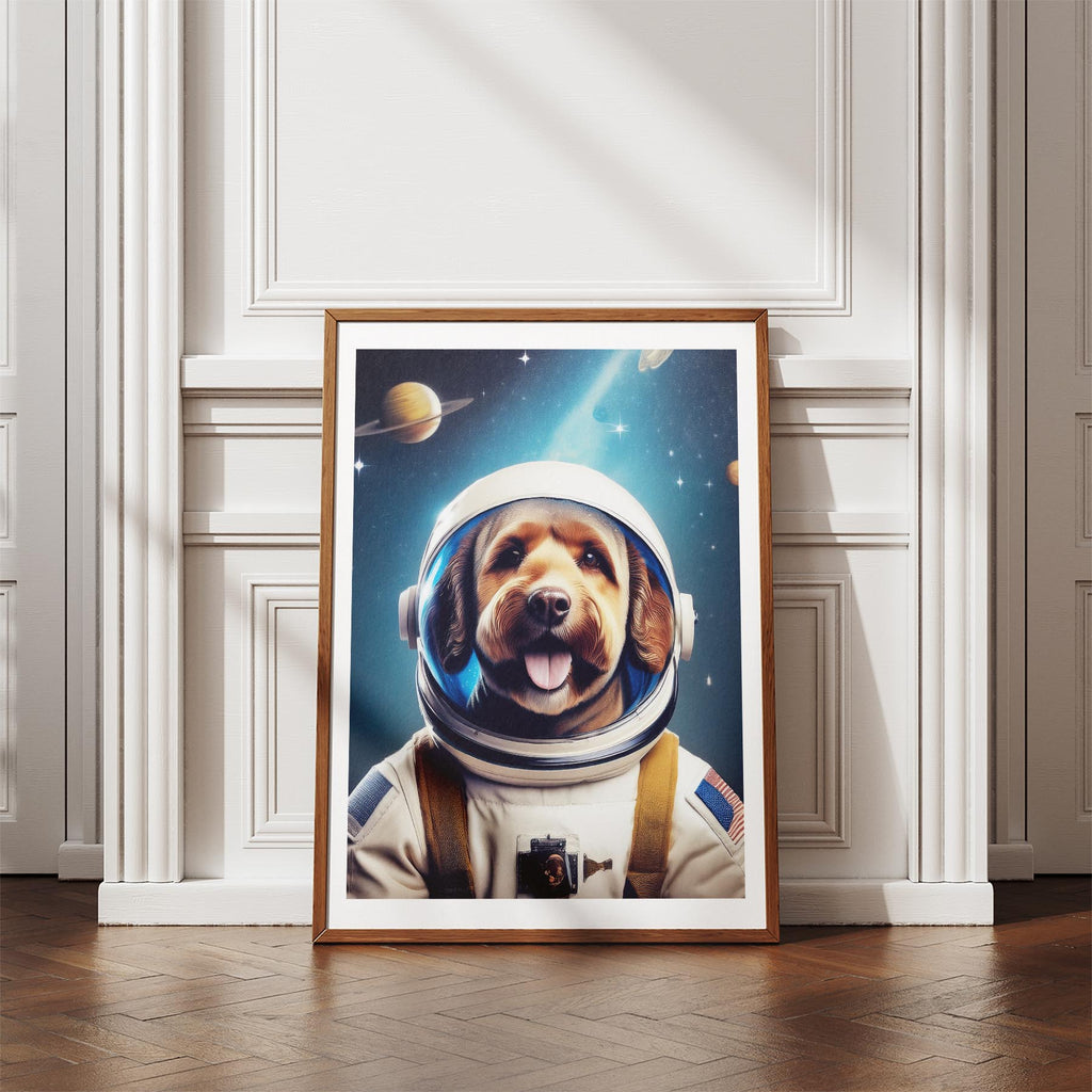 Spanish Water Dog Astronaut Dog Series image 4