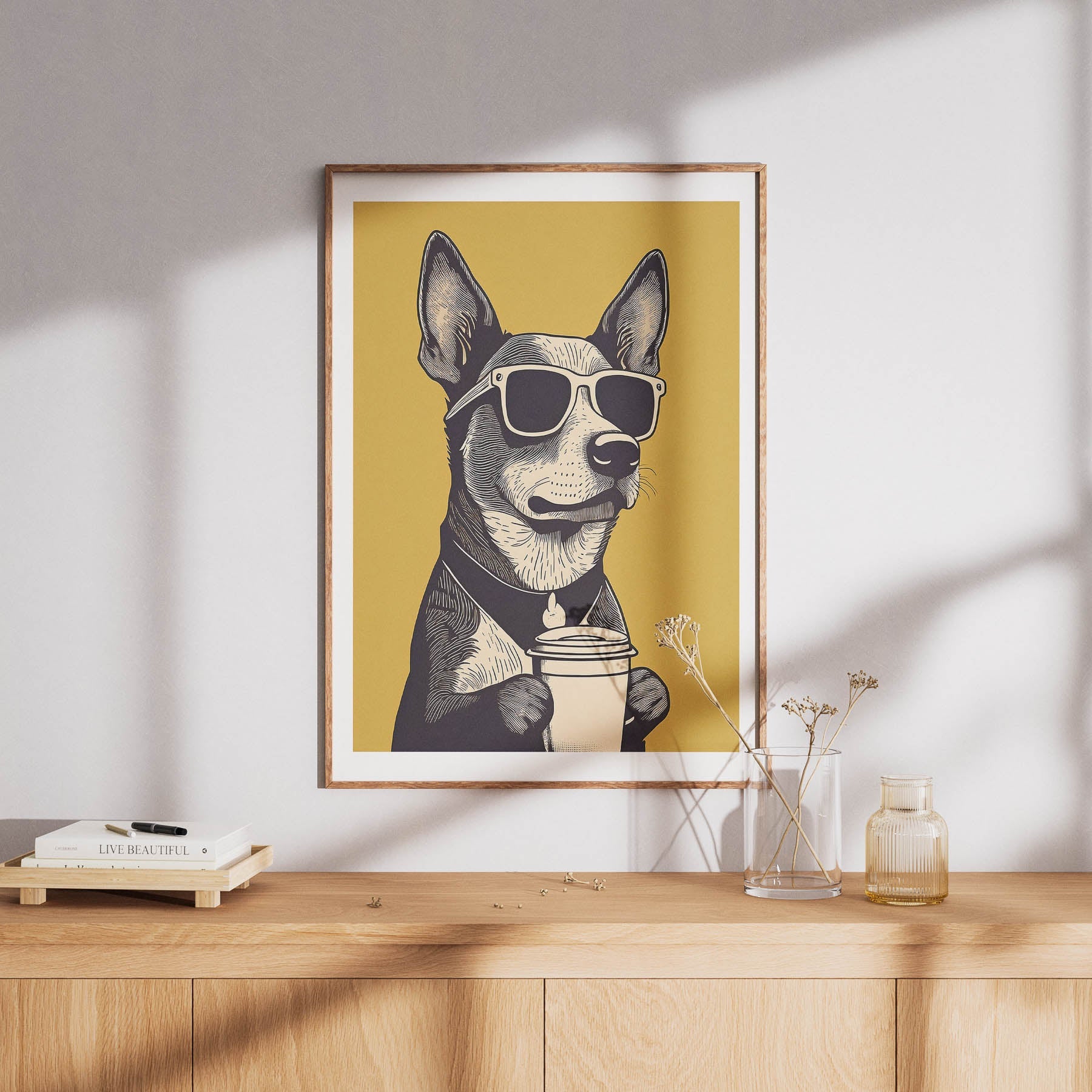 Cattledog Chillin Coffee Dog image 8