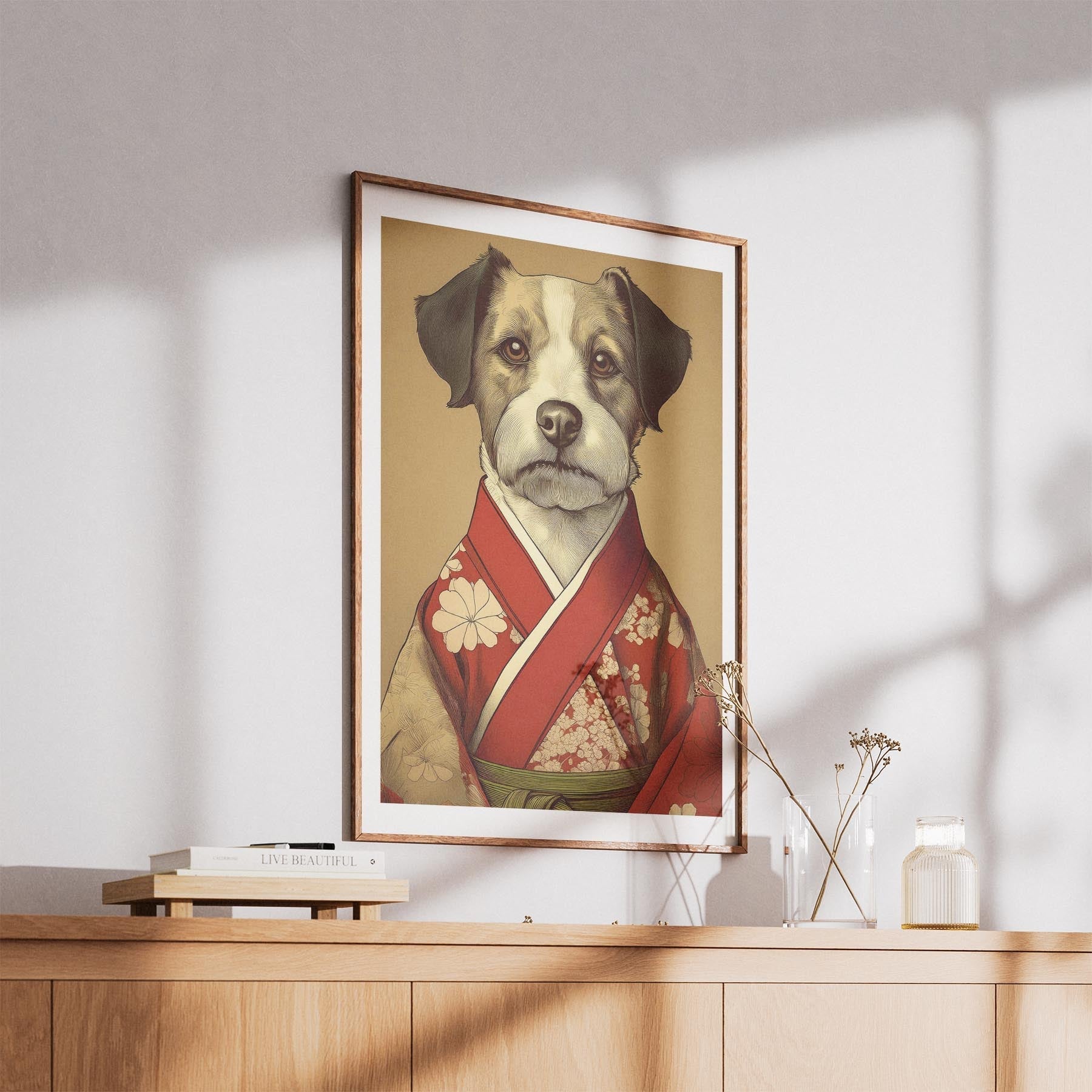 Border Terrier Japanse Kimono Dog Series image 5