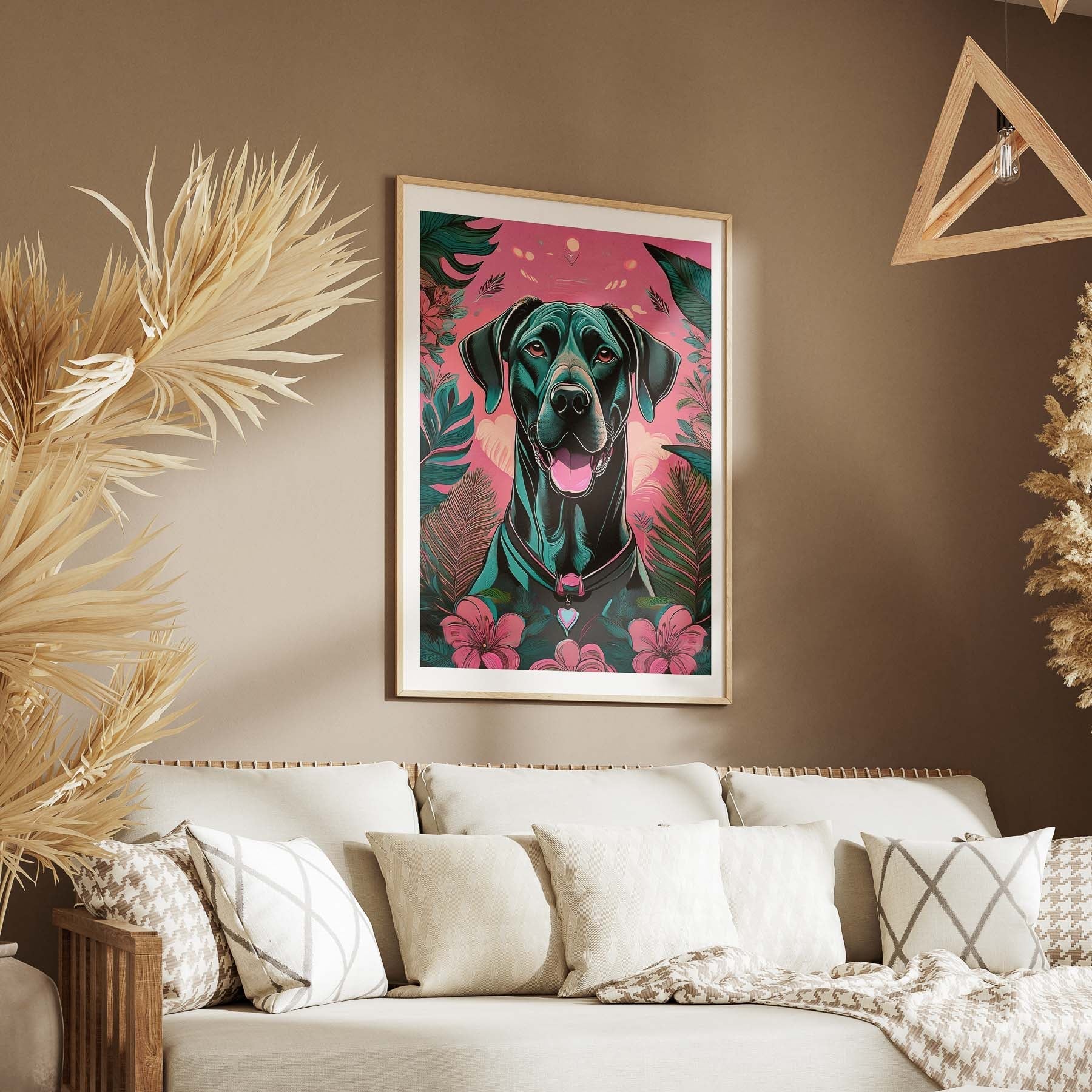Great Dane Flowery Dog image 5