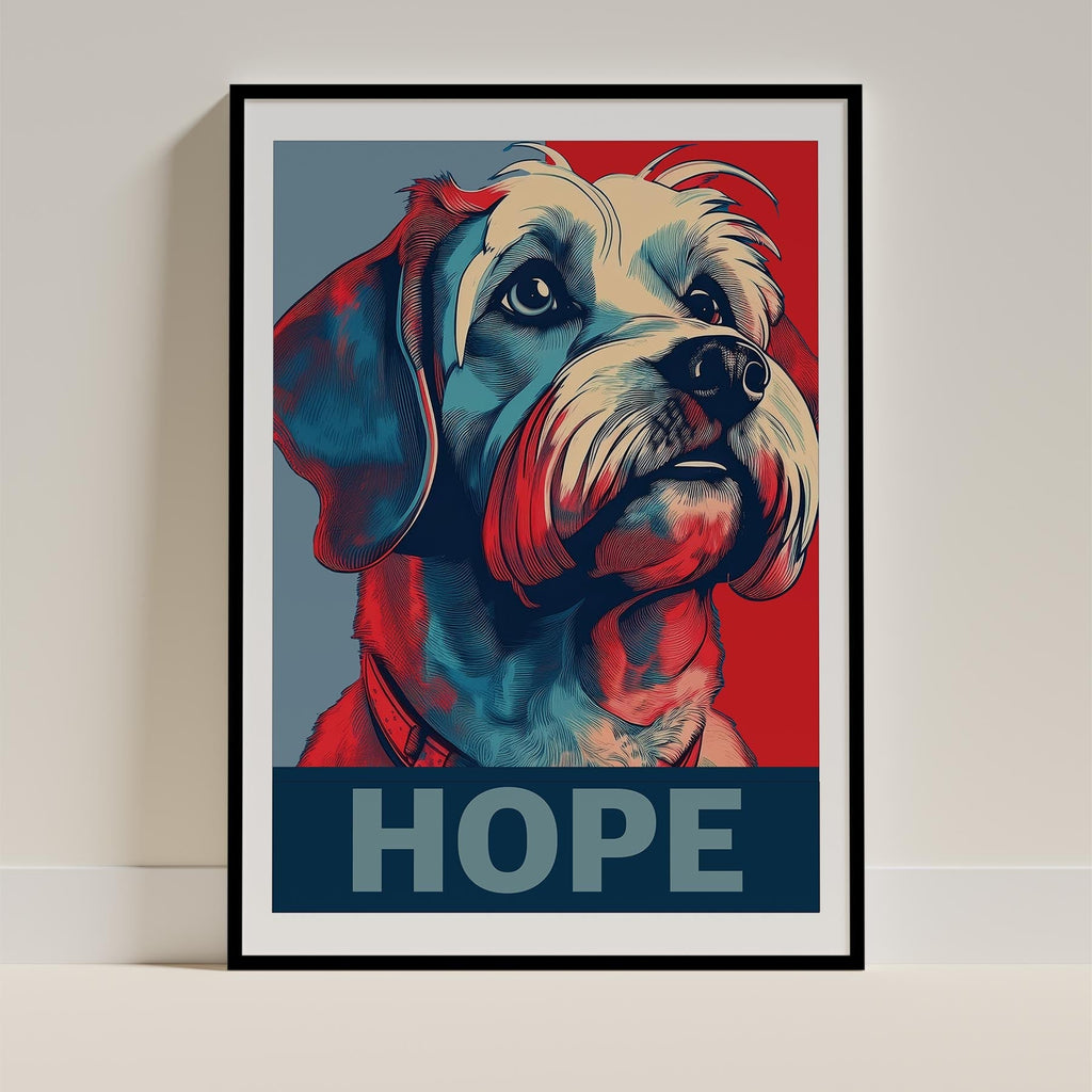 Maltese HOPE Series Inspired by the Obama Poster image 0