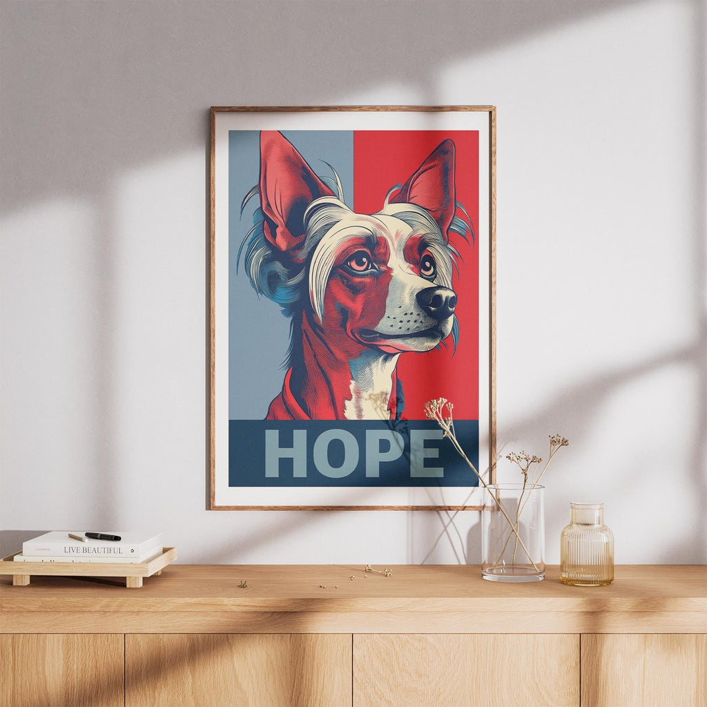 Chinese Crested HOPE Series Inspired by the Obama Poster image 8