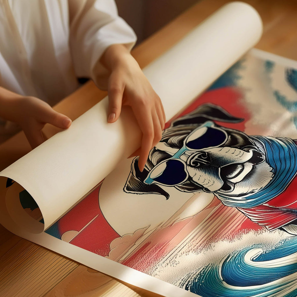 Boxer Hokosai Surfer Dogs 1 image 3