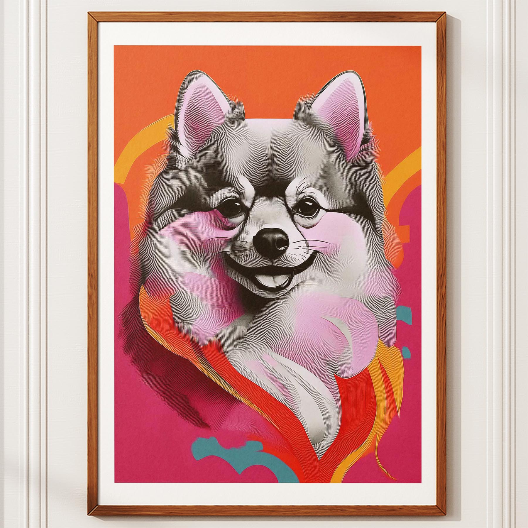 Pomeranian Modern Pop Dog Series image 10