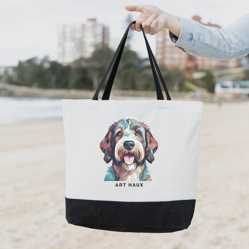 Spanish Water Dog Chic Graphic Art Bag image 1