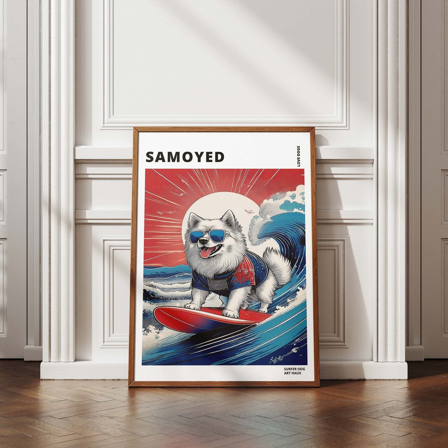 Samoyed Hokosai Surfer Dogs 1 image 4