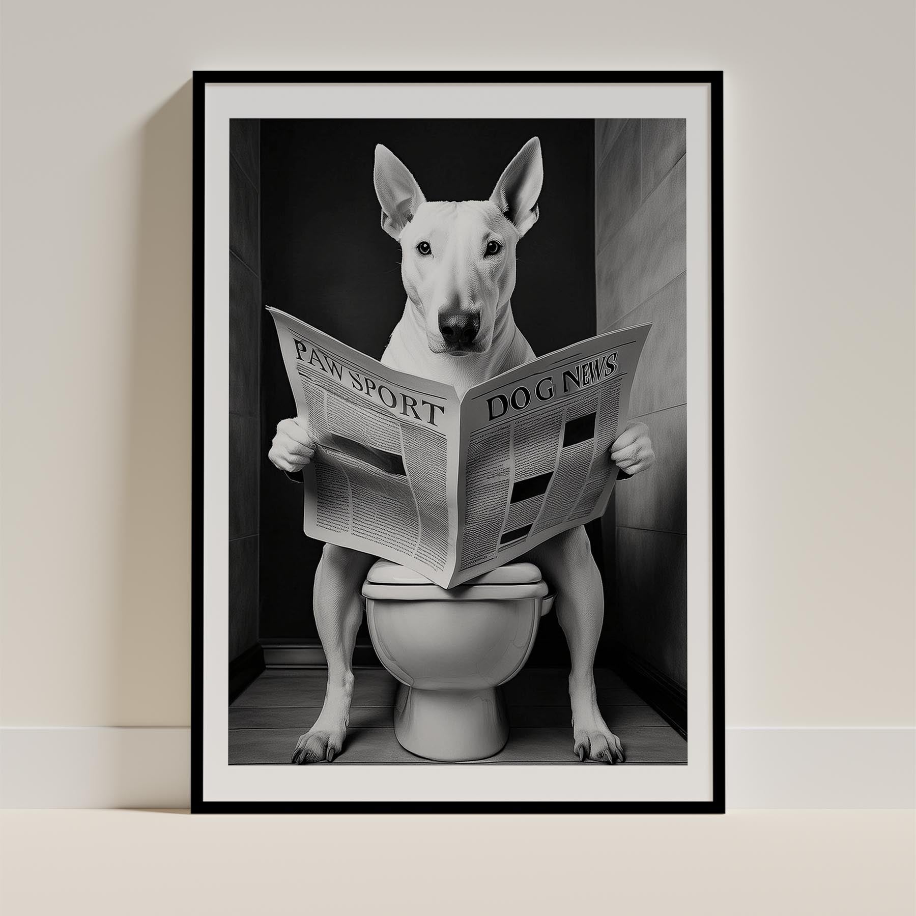 Bull Terrier Toilet Humour Dog Series 2 image 0