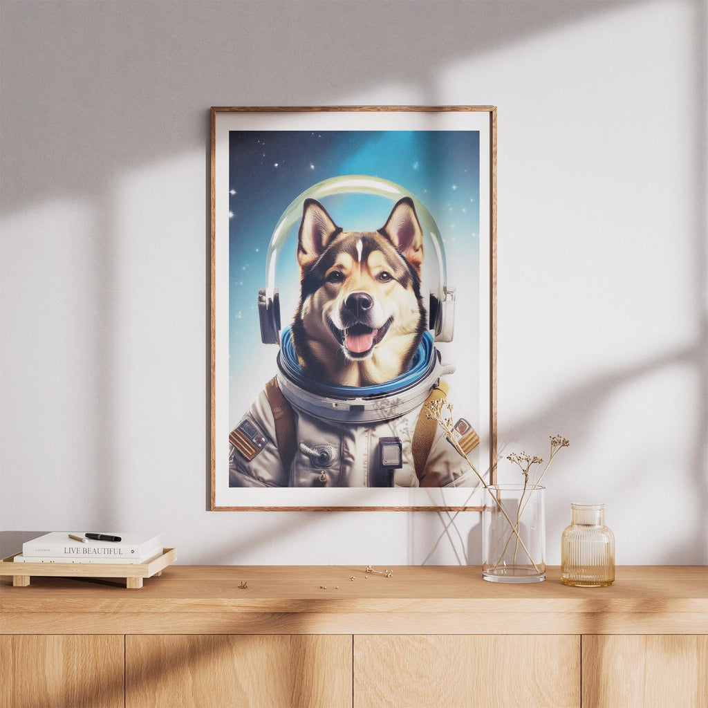 Alaskan Malamute Astronaut Dog Series image 8
