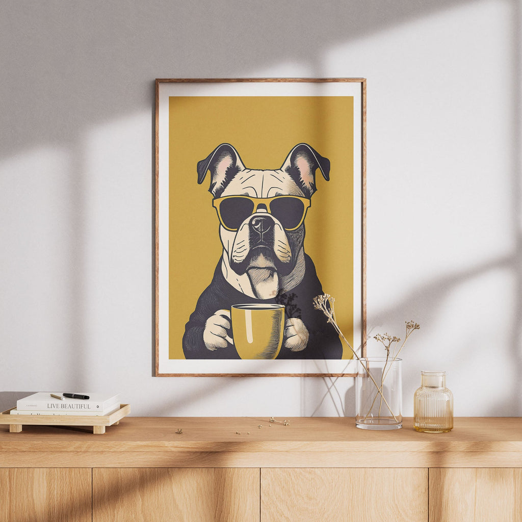 Bulldog 2 Chillin Coffee Dog image 8