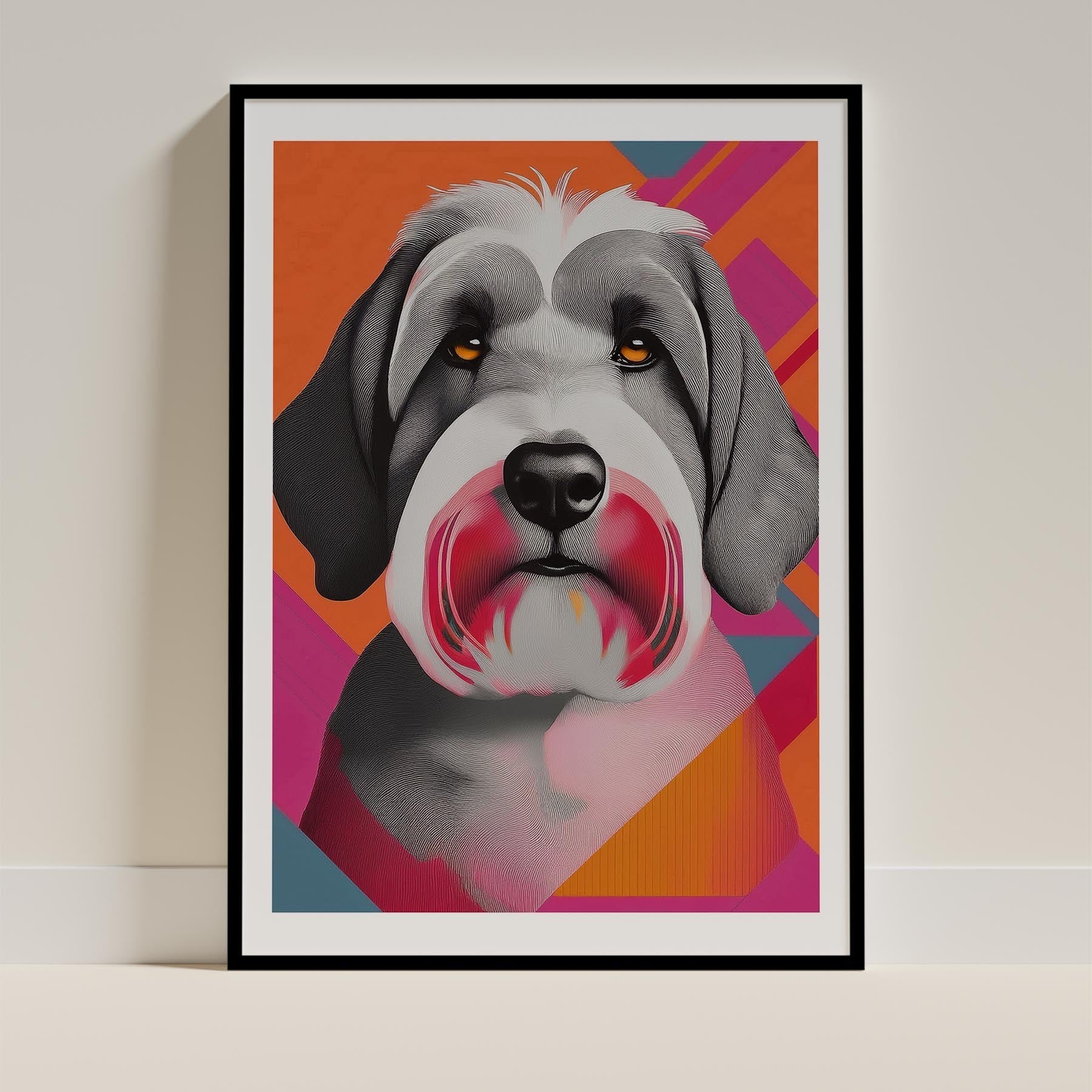Old English Sheepdog Modern Pop Dog Series image 0
