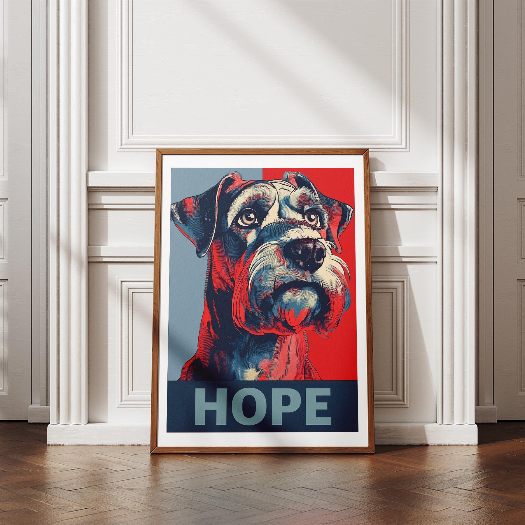 Schnauzer HOPE Series Inspired by the Obama Poster image 4
