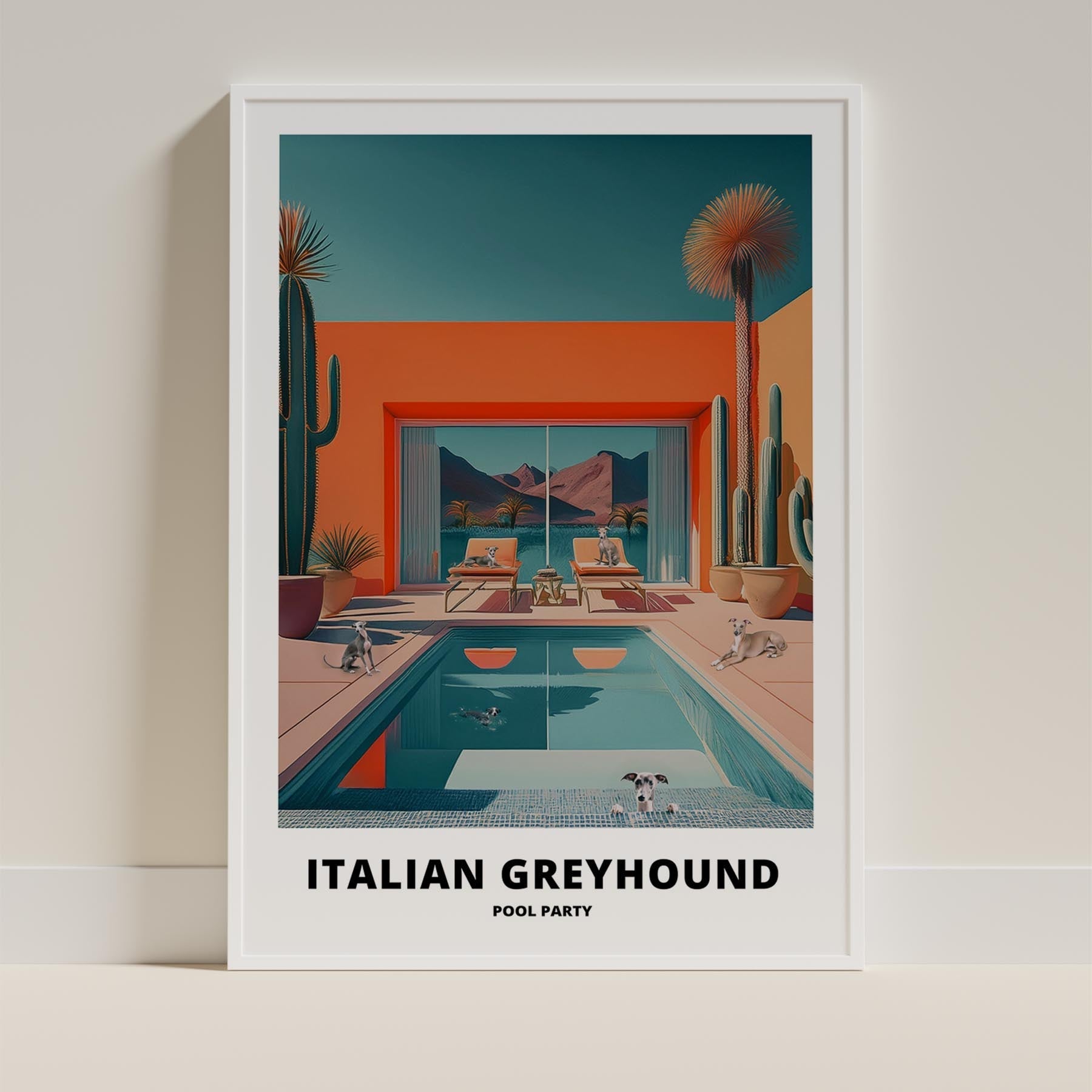 Italian Greyhound Pool Party image 11