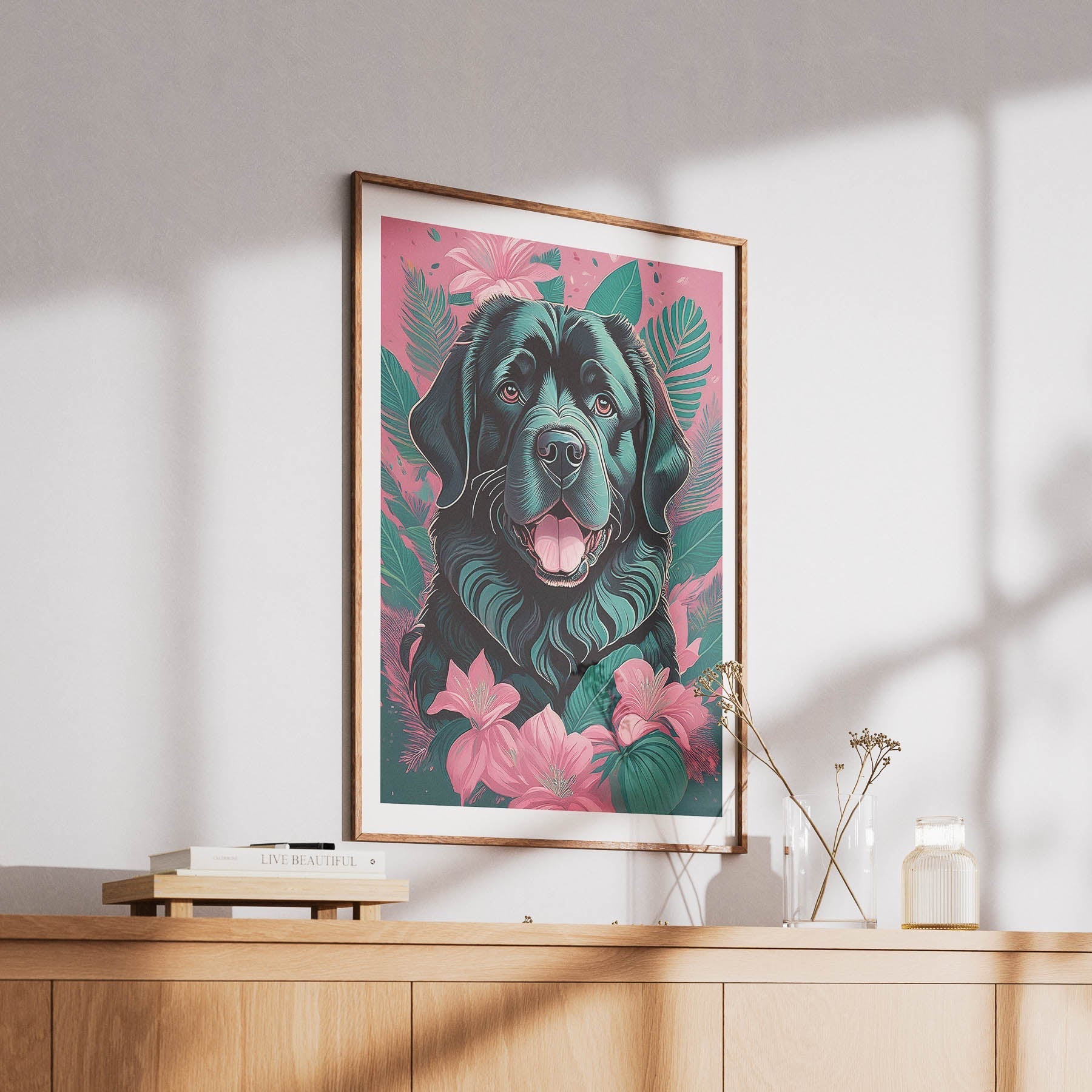 Newfoundland Flowery Dog image 6