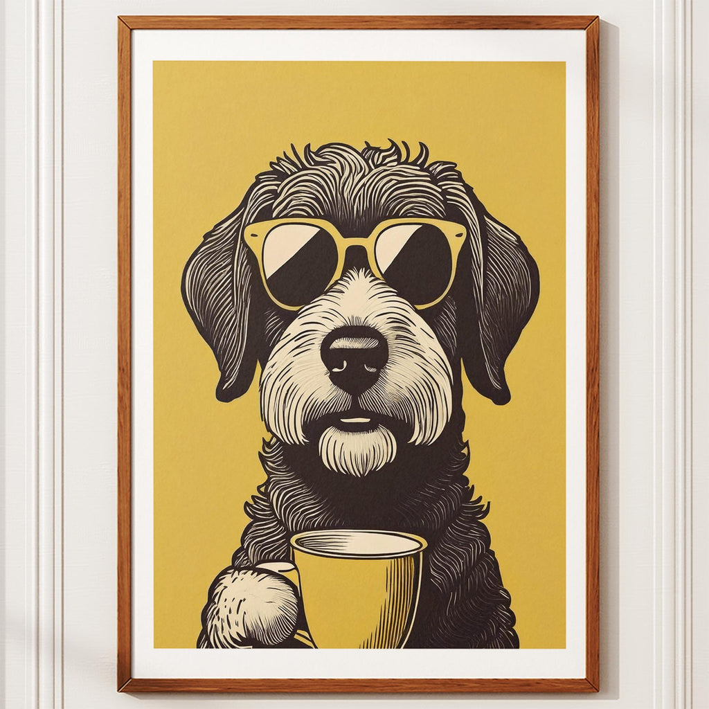 Jackapoo Chillin Coffee Dog image 12