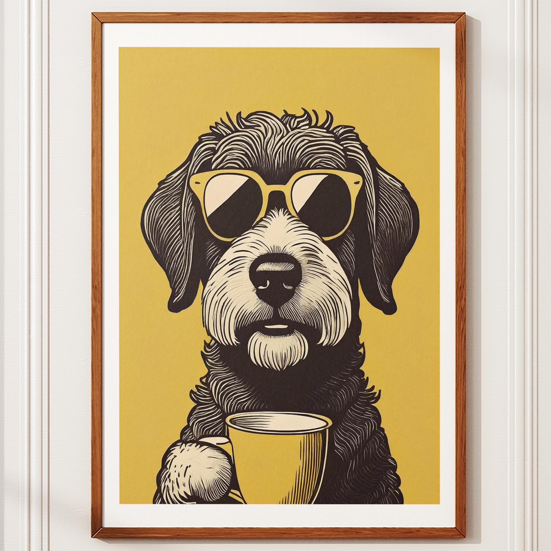 Jackapoo Chillin Coffee Dog image 12