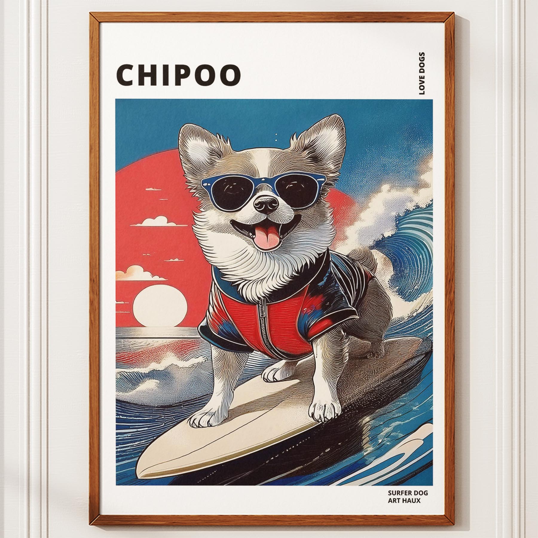 Chipoo Hokosai Surfer Dogs 1 image 11