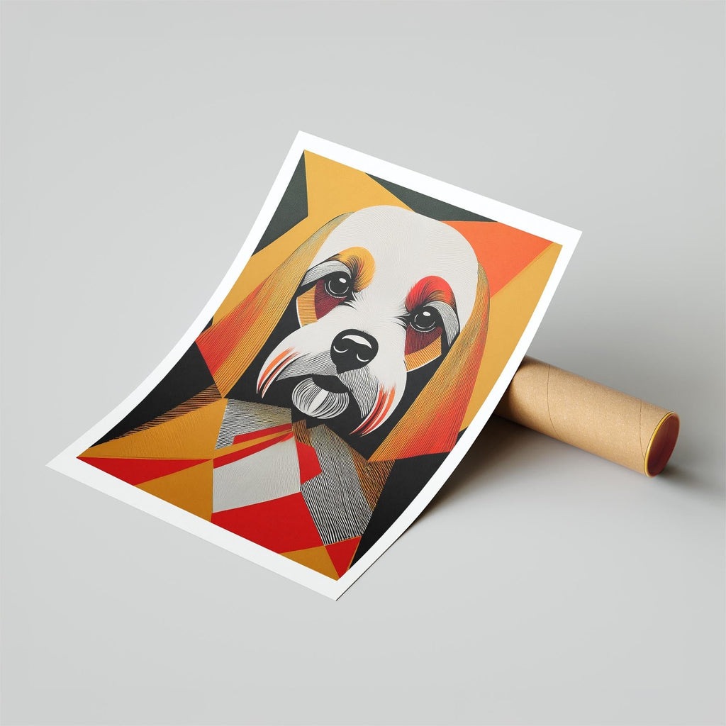 Maltese Geometric Orange Series image 6