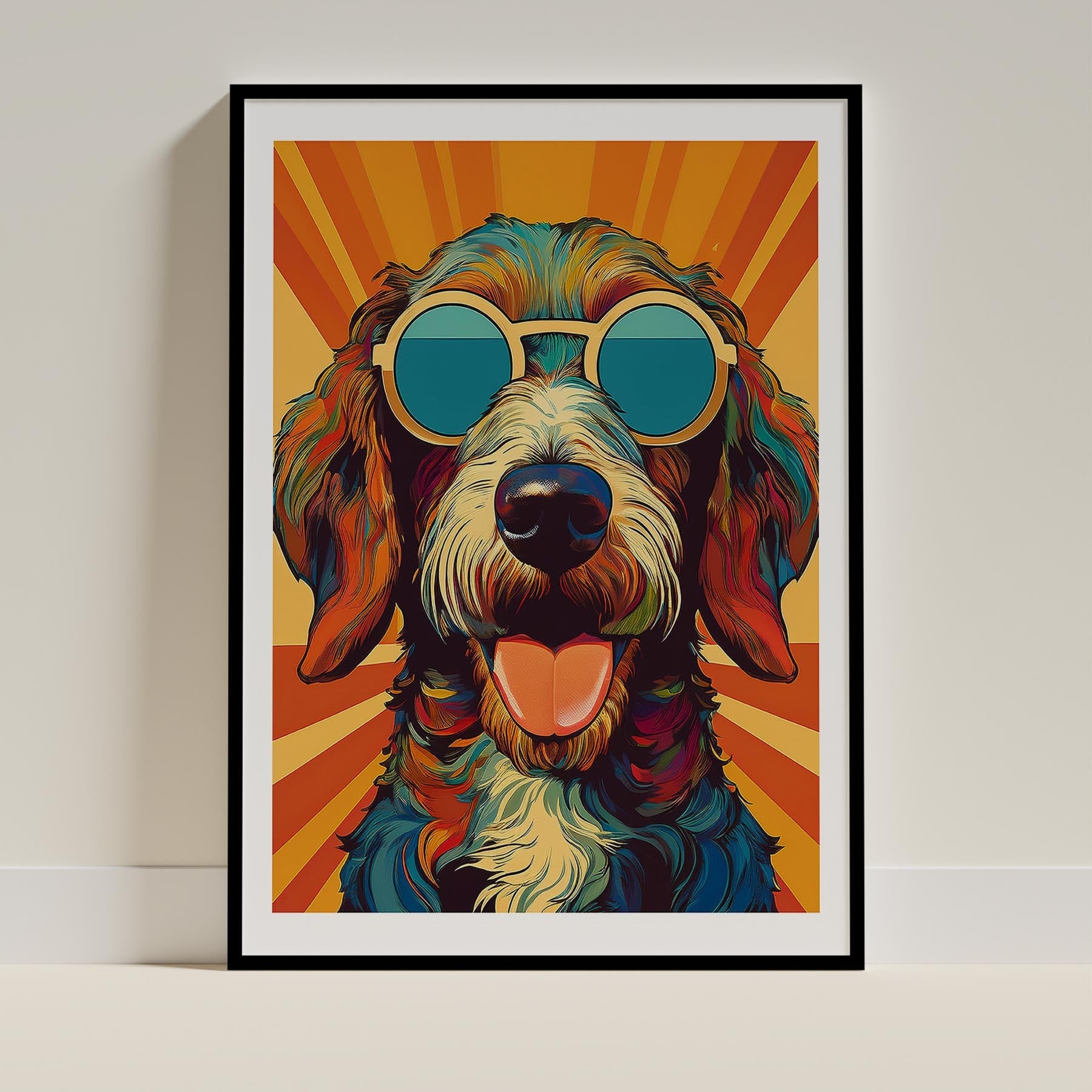 Otterhound In Colourful Sunnies 1 image 0