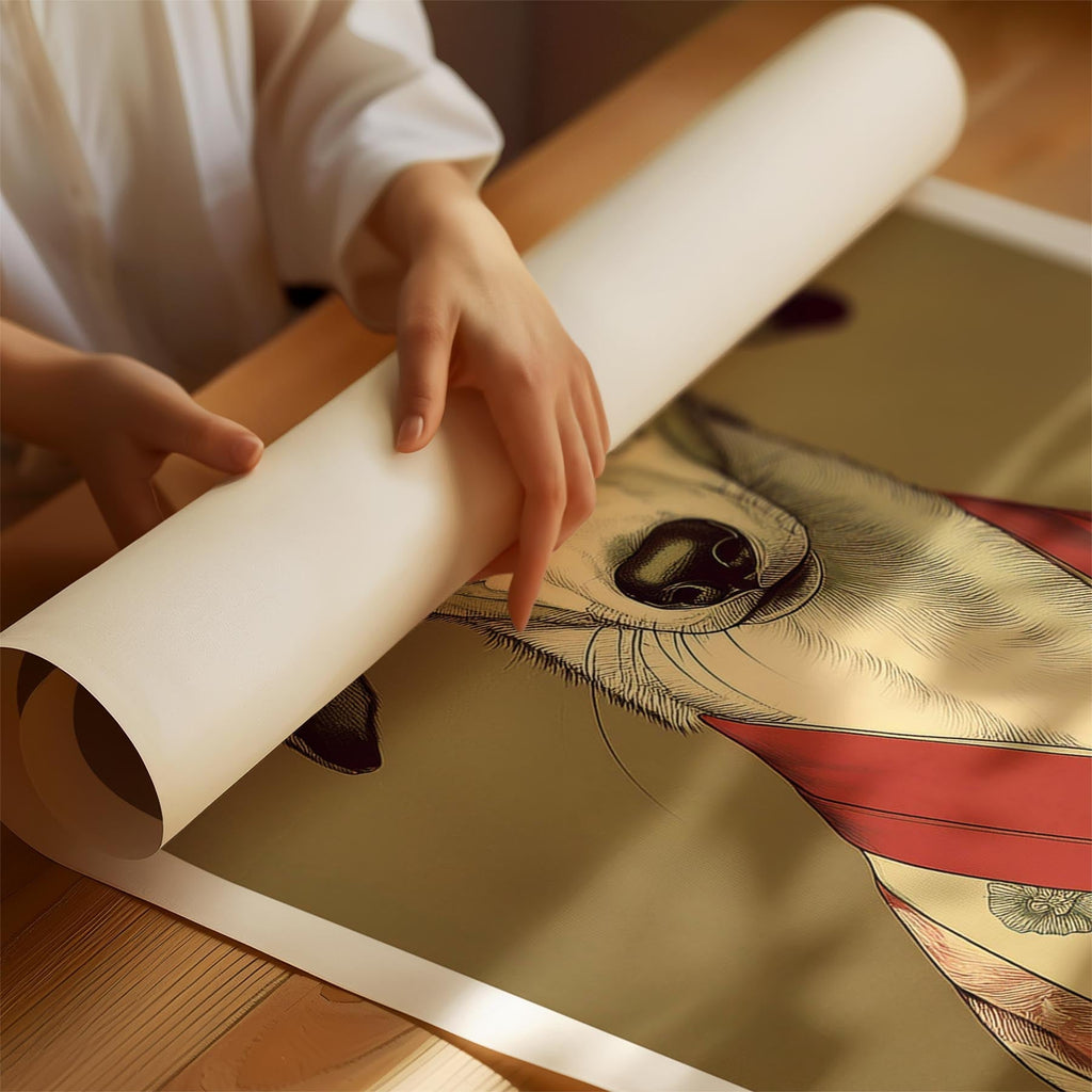 Borzoi Japanse Kimono Dog Series image 1