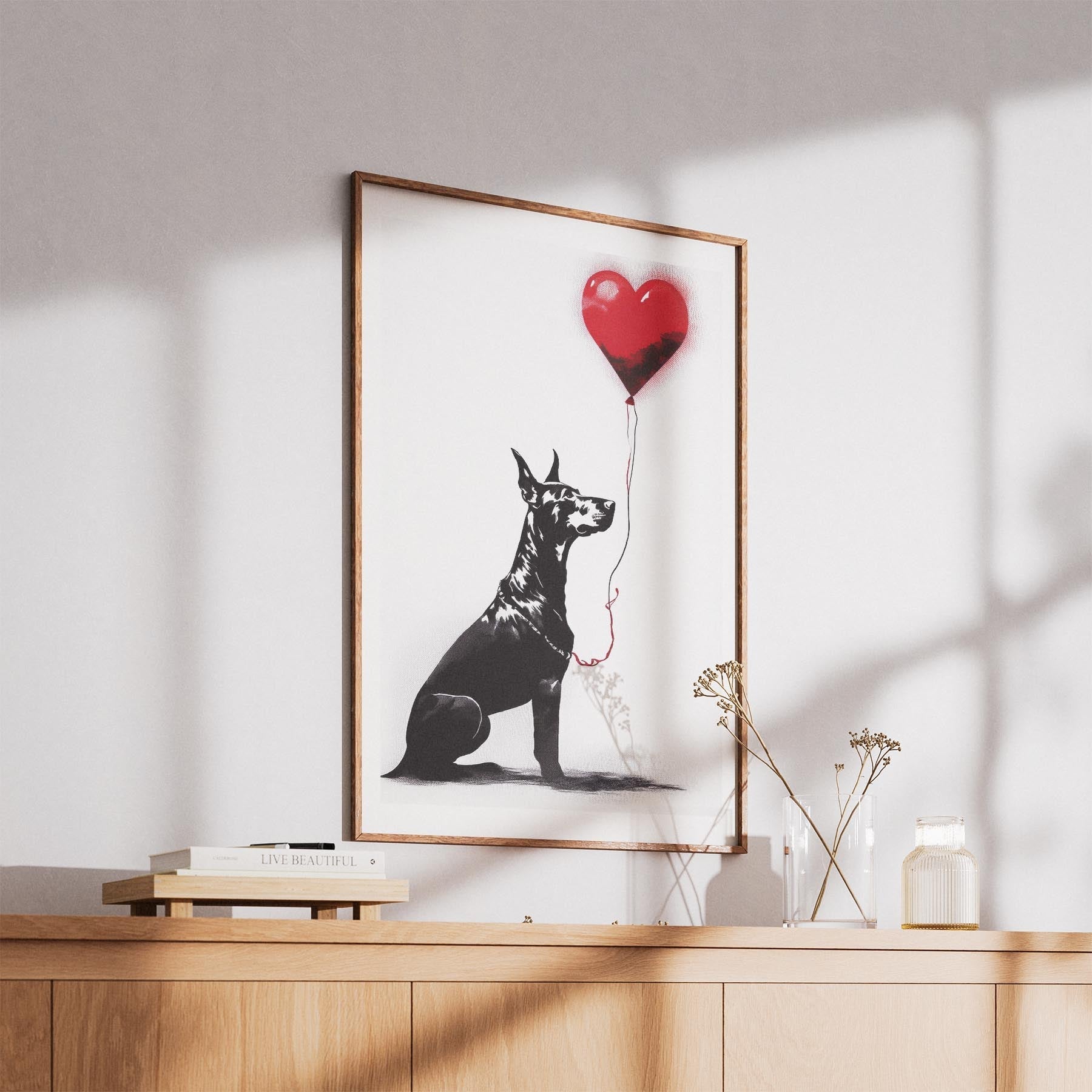 Doberman DOGSY Series inspired by the Art of Banksy image 5