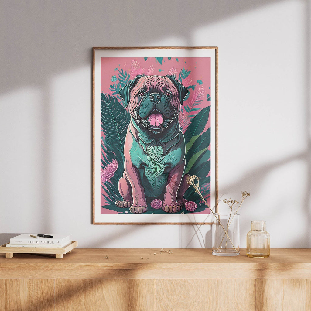 Bullmastiff Flowery Dog image 8
