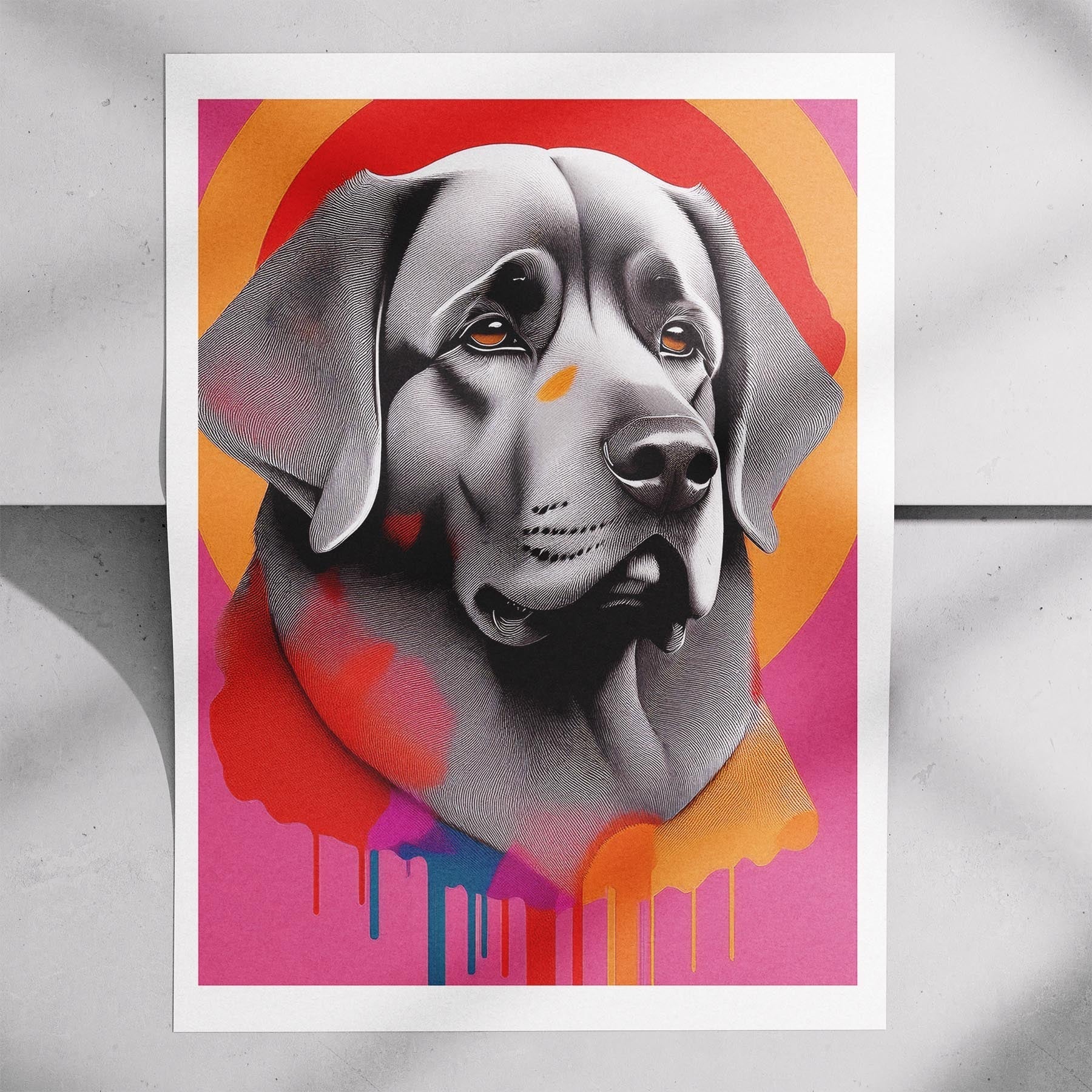 Newfoundland Modern Pop Dog Series image 7