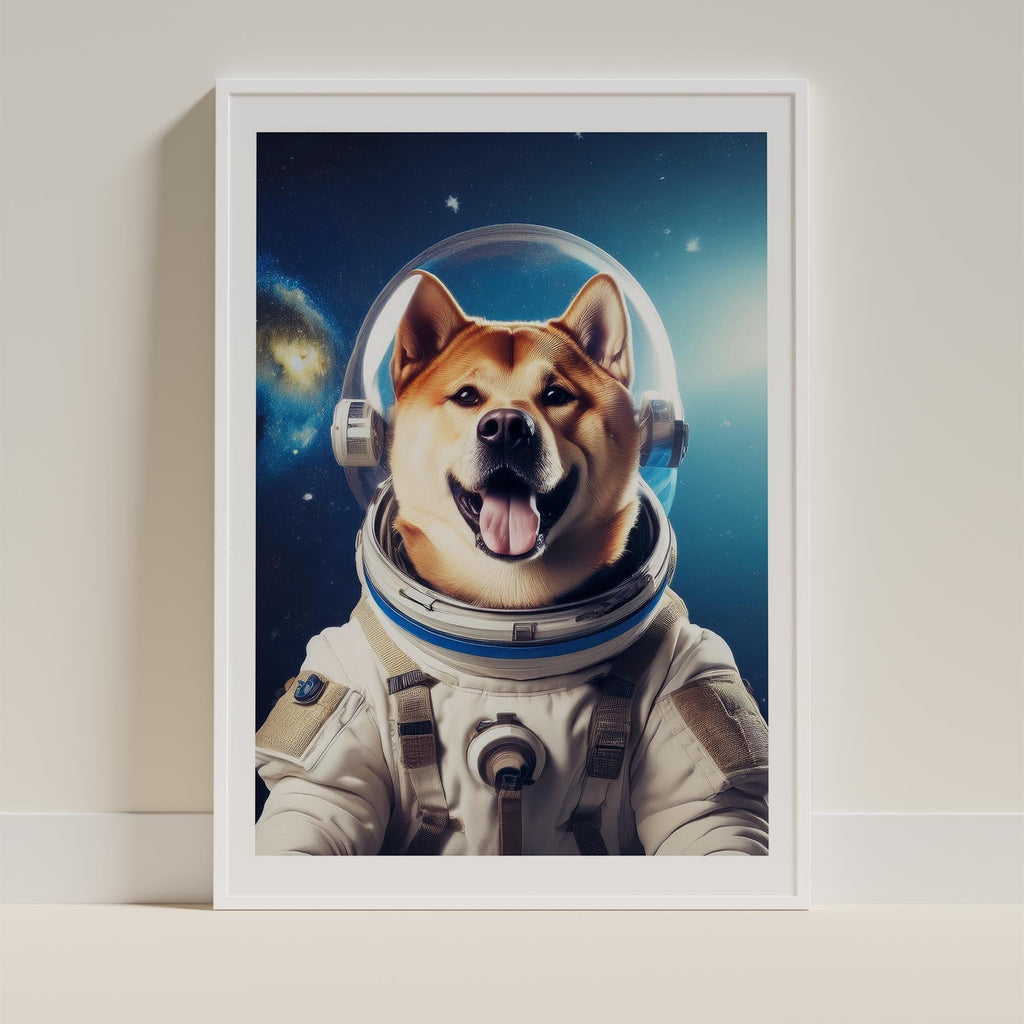 Akita Inu Astronaut Dog Series image 9