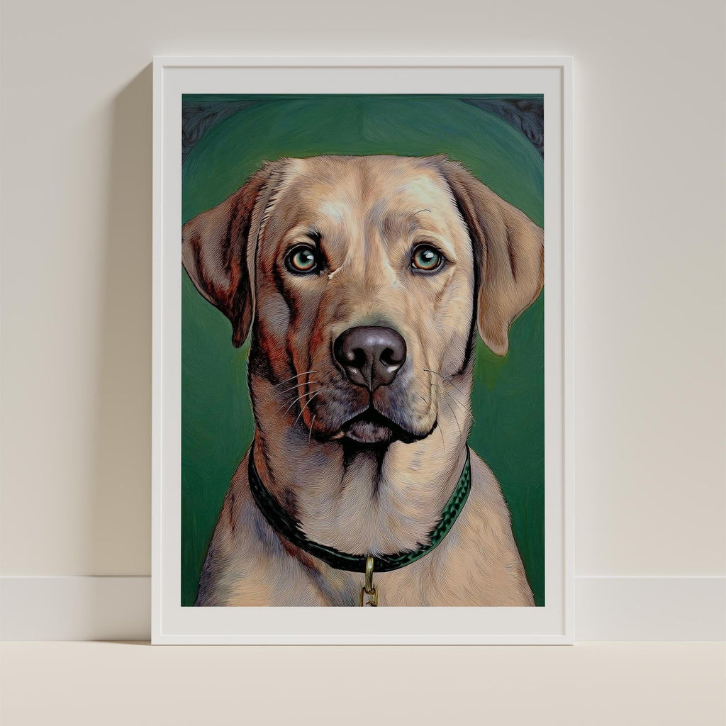 Labrador Retriever Green Painted Series image 9