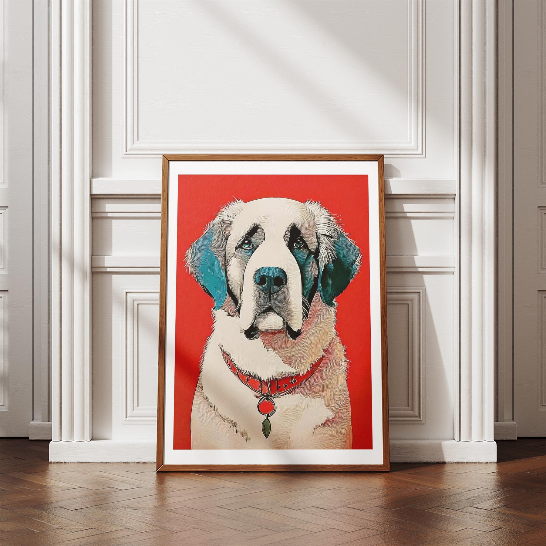 Saint Bernard Red Dog Series image 4