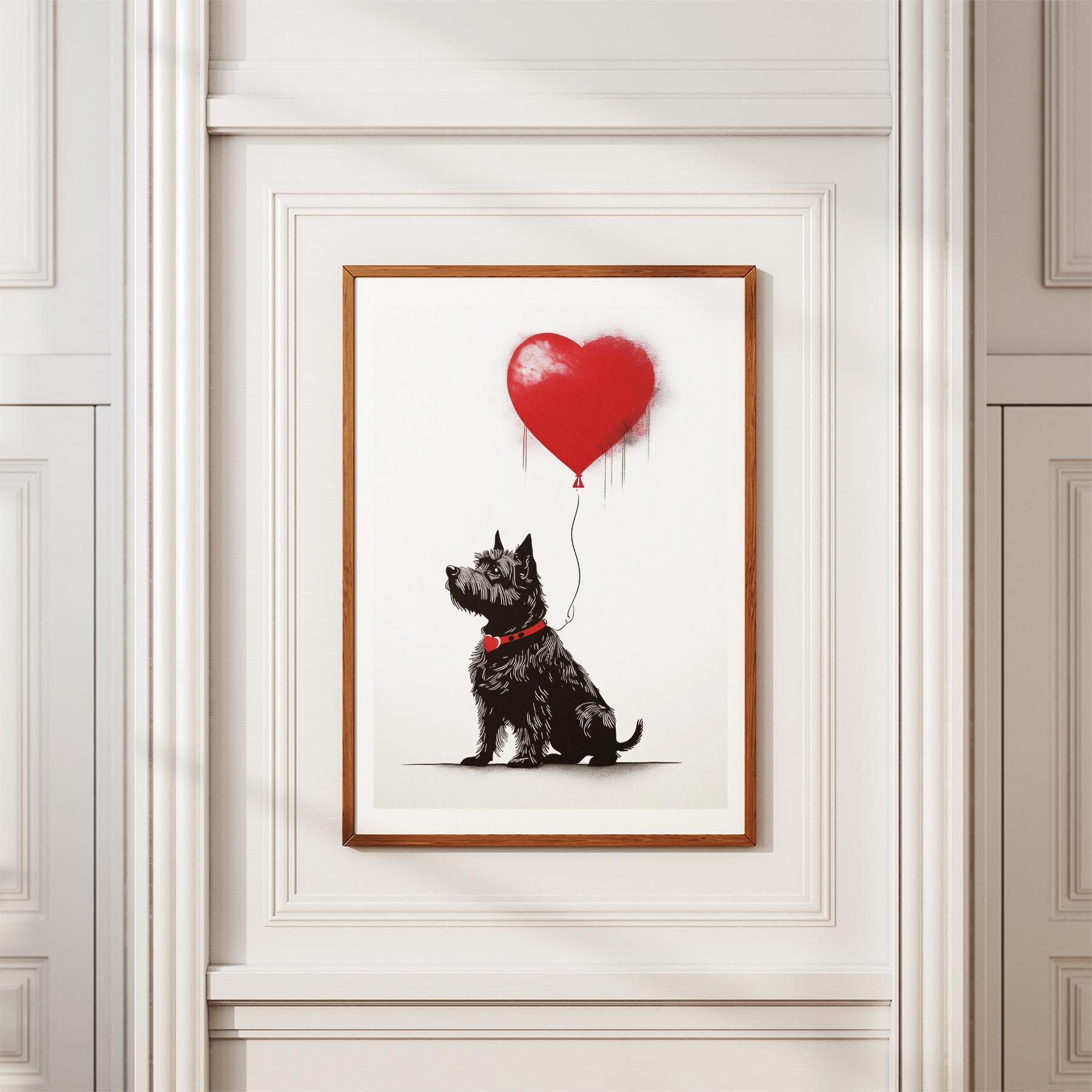 Australian Terrier DOGSY Series inspired by the Art of Banksy image 3