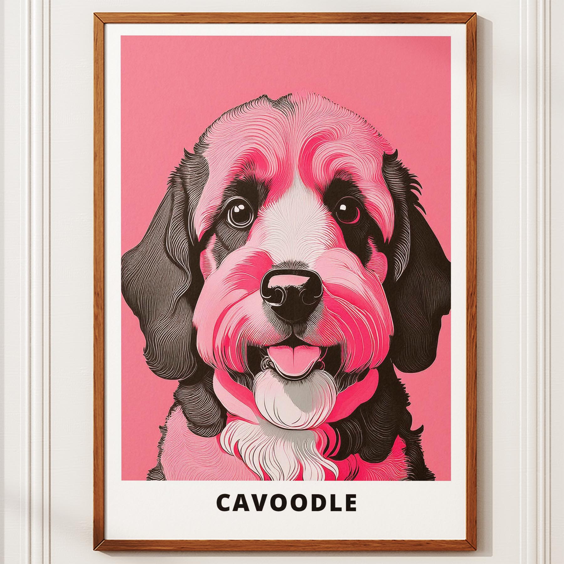 Cavoodle Pink and Black Dog Series 1 image 10