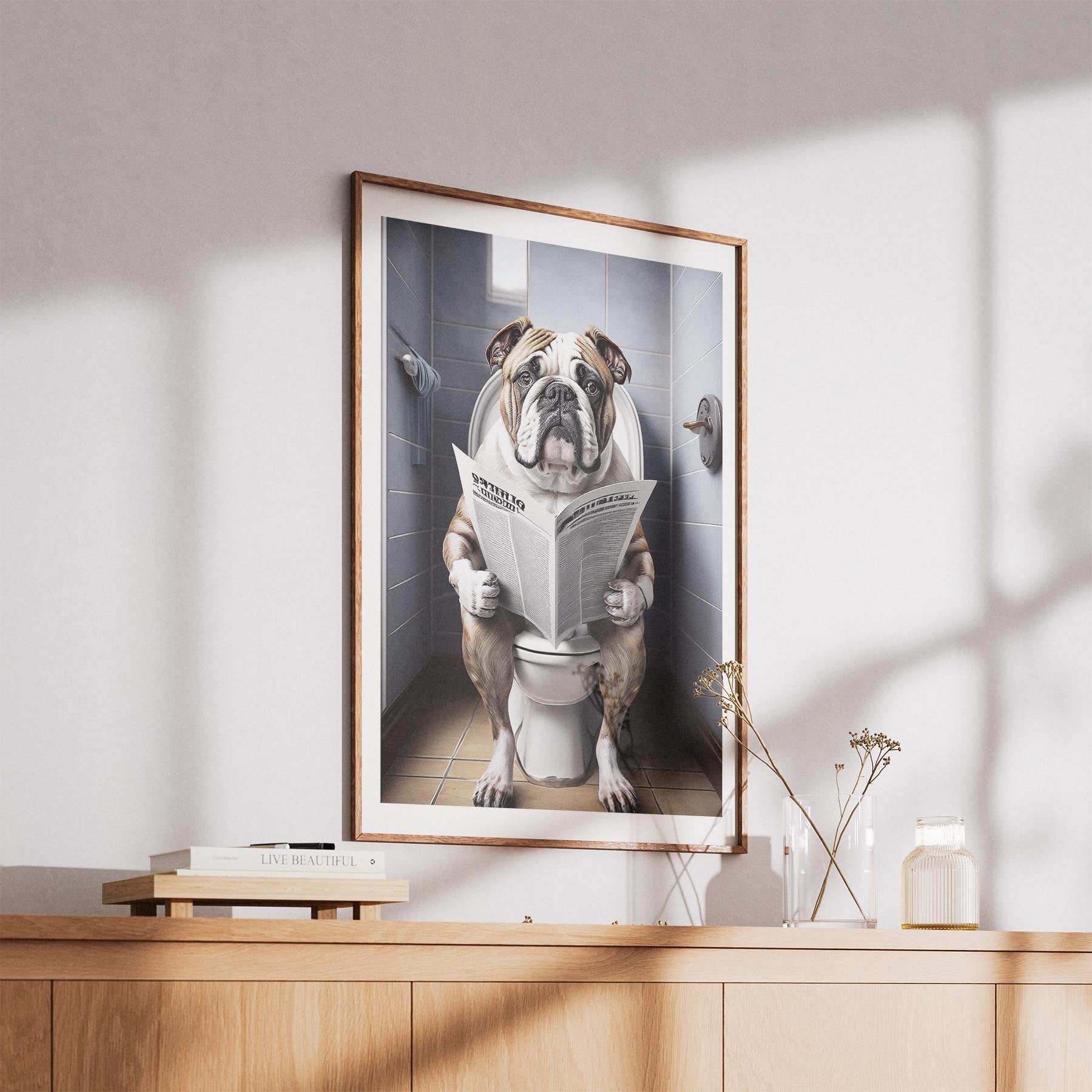 Bulldog Toilet Humour Dog Series 8 image 5